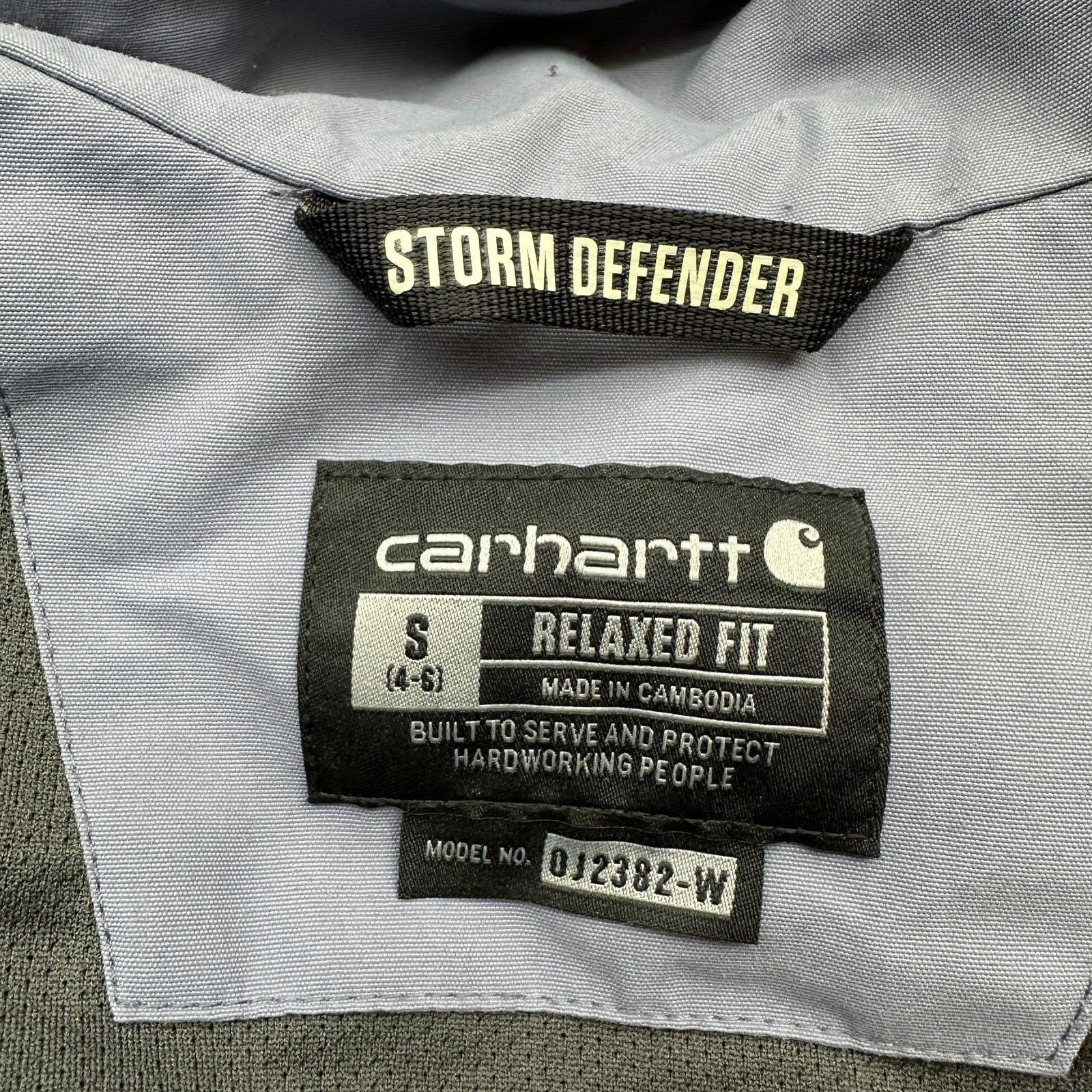 Carhartt Carhartt 102382 Shoreline Storm Defender Jacket Womens Small Size S / US 4 / IT 40 - 3 Thumbnail