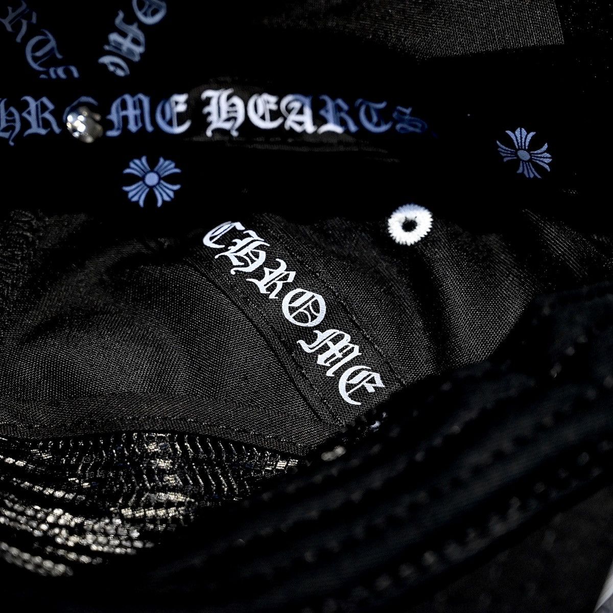 Chrome Hearts CHROME HEARTS GAS STATION ROCK TRUCKER HAT BLACK Size ONE SIZE - 6 Thumbnail