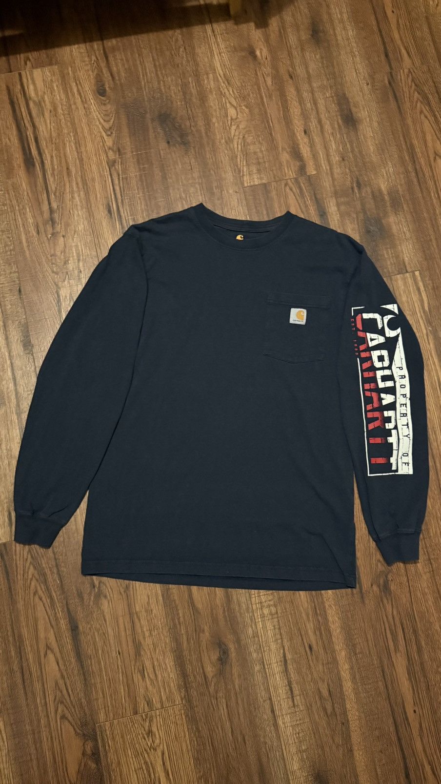 Carhartt Property of carhartt long sleeve tee Size US S / EU 44-46 / 1 - 1 Thumbnail
