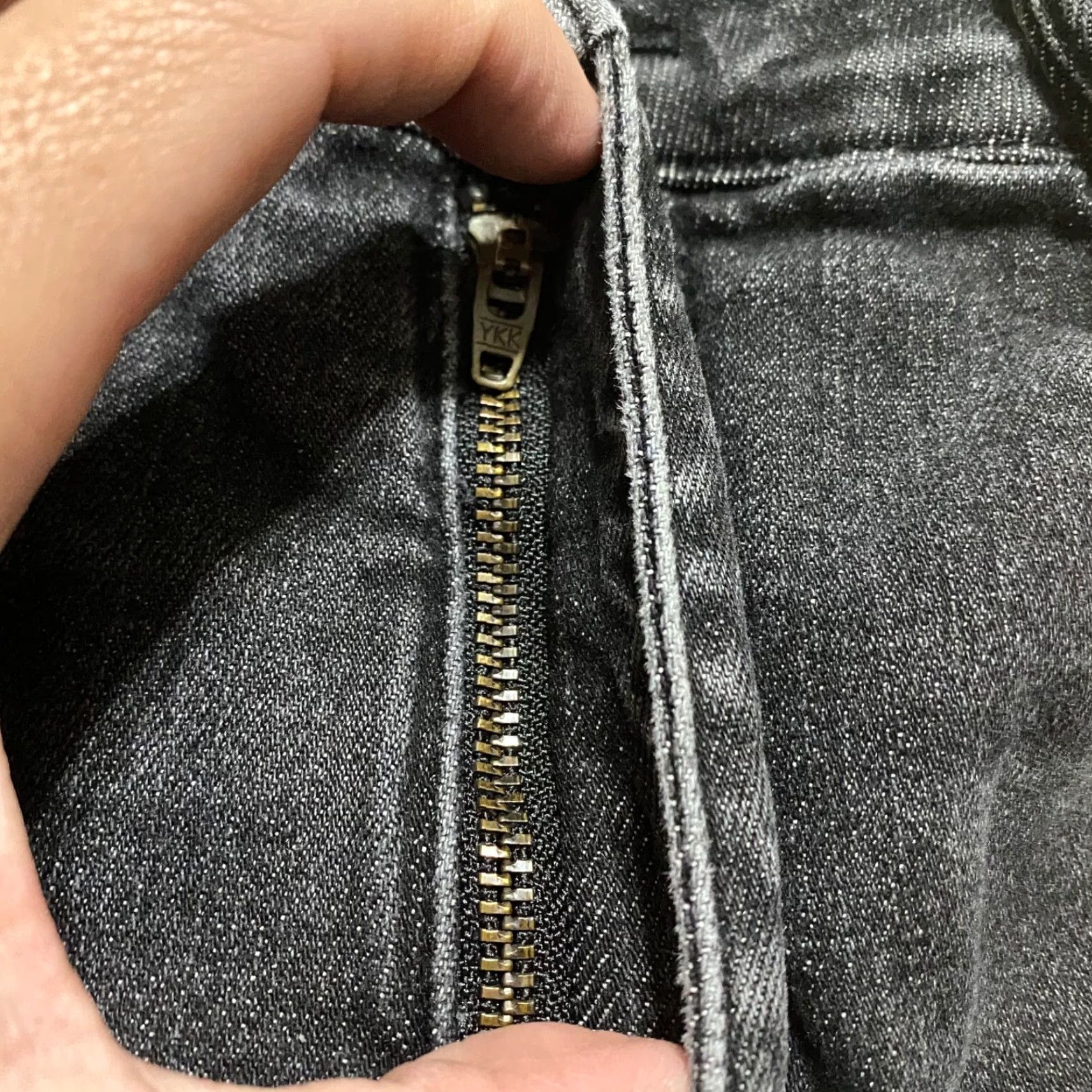 Vintage Judy Blue Jeans Womens 31 Black Denim Skinny High Rise 5-Pocket Classic Modern Skinny Style Mens? Womens? Size 24" / US 00 / IT 34 - 7 Thumbnail