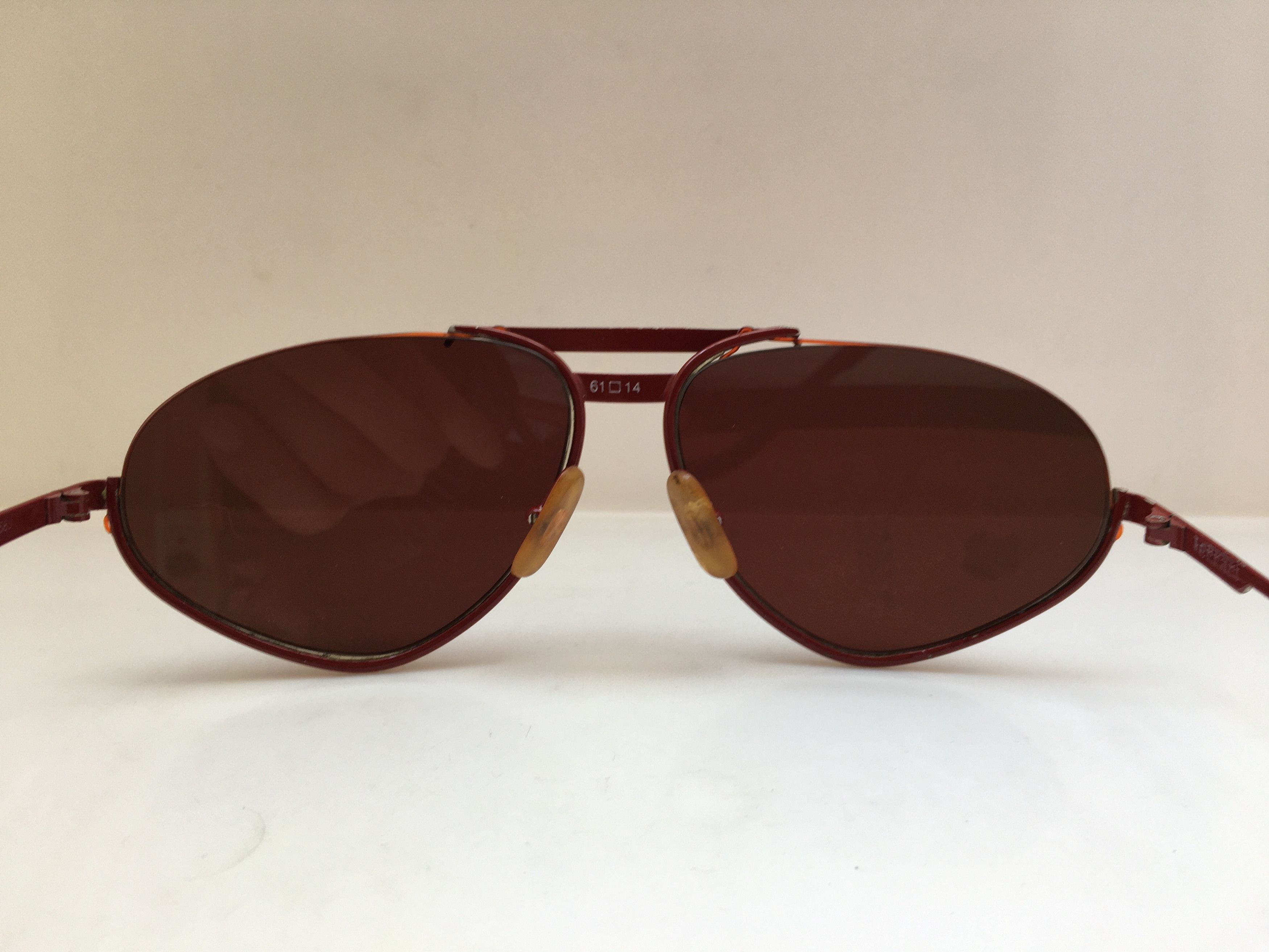 Ferrari Vintage Ferrari Red Sunglasses Frame Italy Size ONE SIZE - 4 Thumbnail