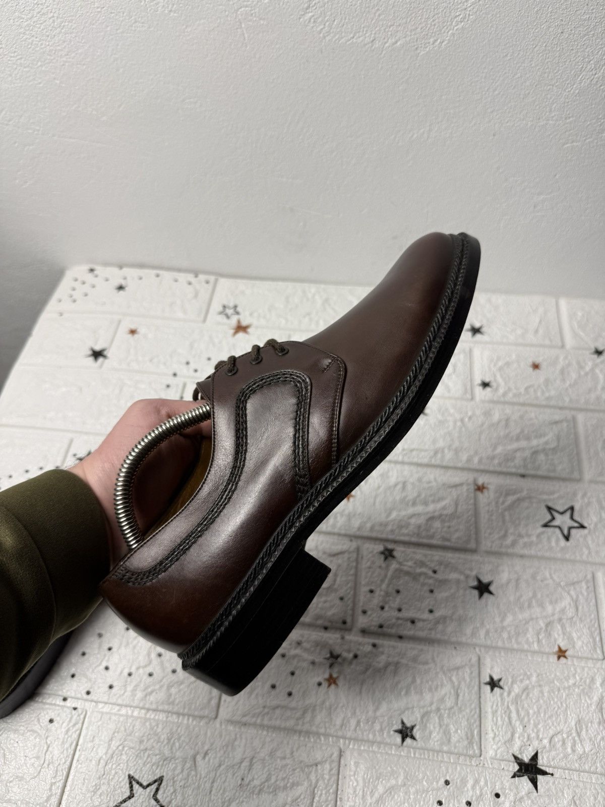 Bally Bally Parawet Oxford US9 UK8.5 EUR44 Vintage Brown Leather Size US 9 / EU 42 - 1 Thumbnail