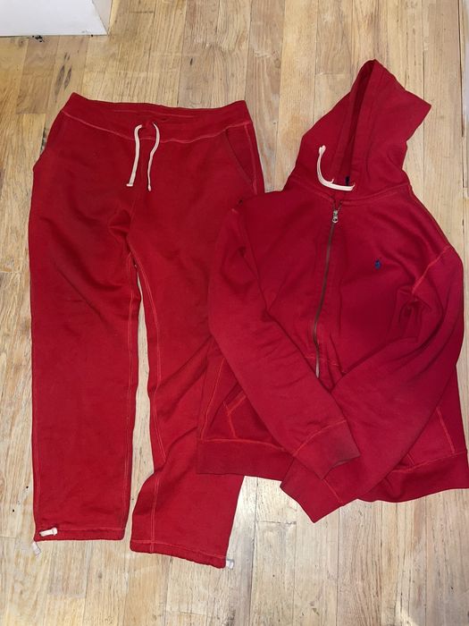 Polo red online sweatsuit