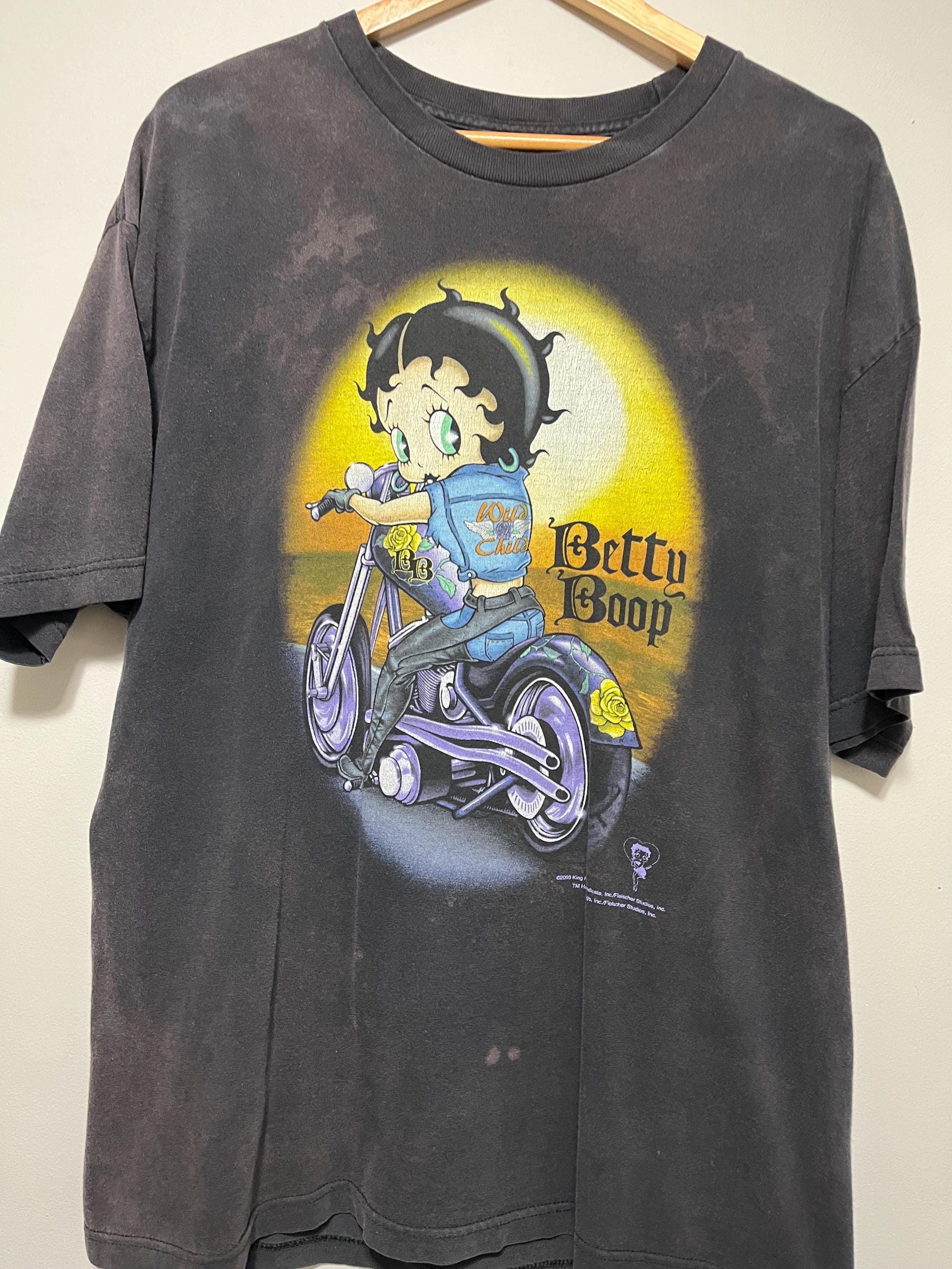Vintage Vintage Betty Boop Wild Child 2003 T-shirt Size US XL / EU 56 / 4 - 2 Thumbnail
