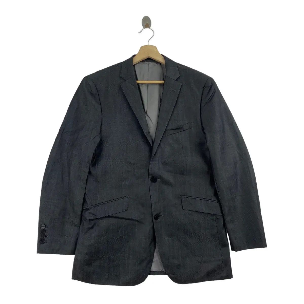 Burberry Vtg BURBERRY London BLACK LABEL Made In Japan Blazer 2 Size 38R - 1 Thumbnail
