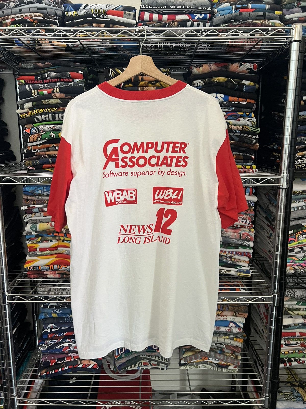 Canon 1996 Canon Long Island Marathon Stamp Tee Size US XL / EU 56 / 4 - 2 Thumbnail