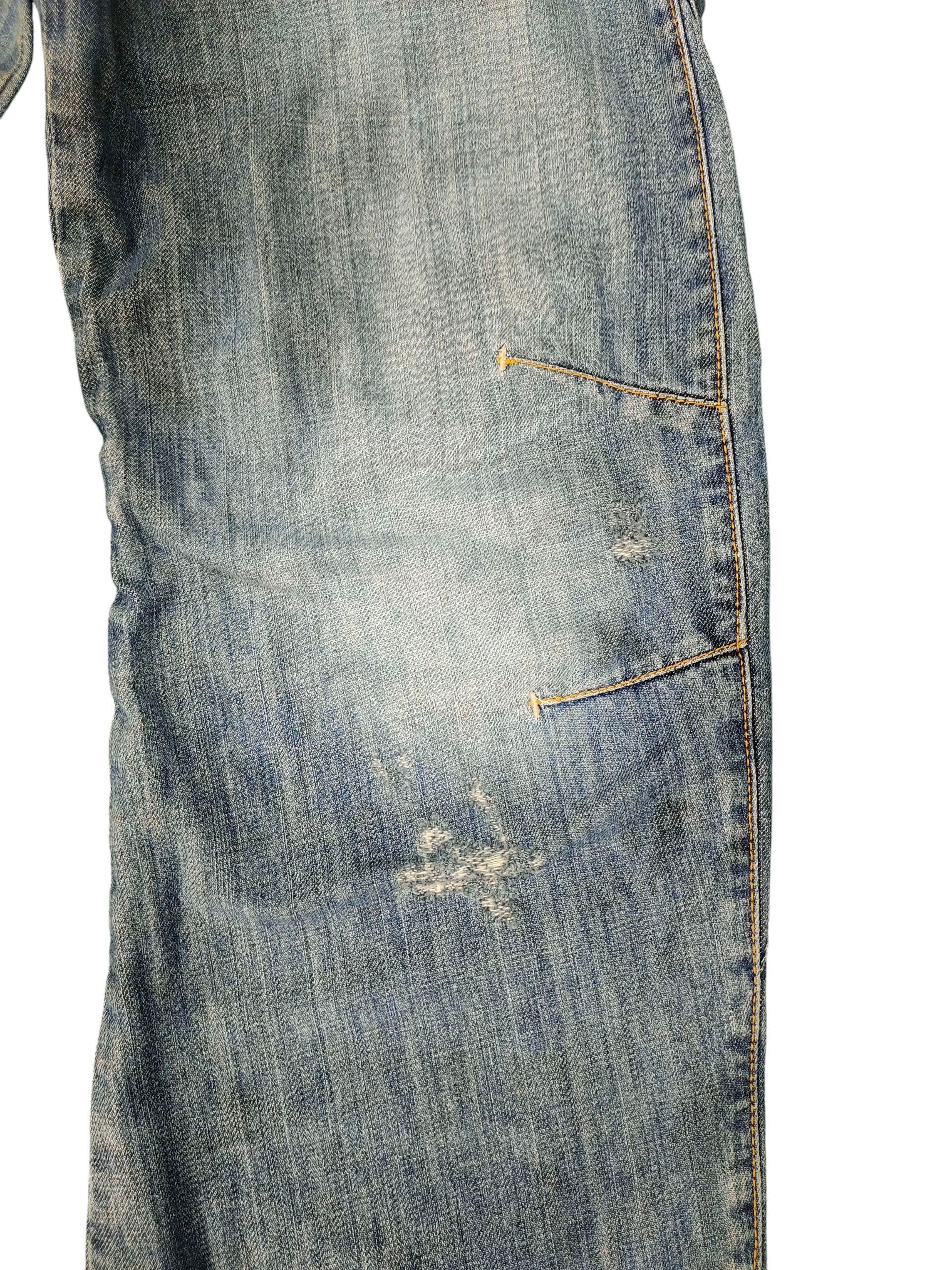 Energie Vintage Y2k Energie Worn-out & Distress Fatigue Denim Jeans Size US 30 / EU 46 - 4 Thumbnail