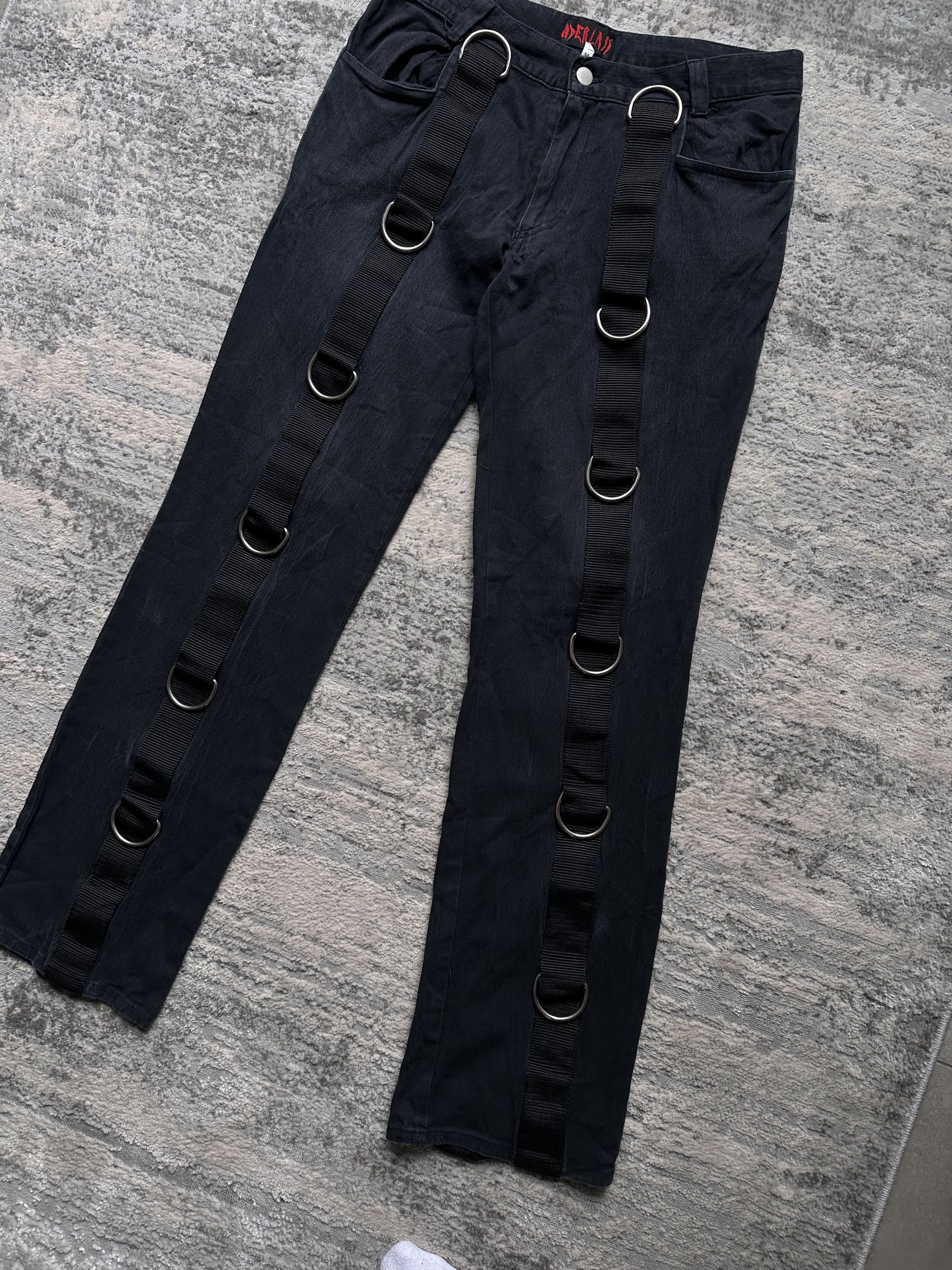 Other Vintage Aderlass Metal Bondage Jacket Denim Gothic Size US 34 / EU 50 - 3 Thumbnail
