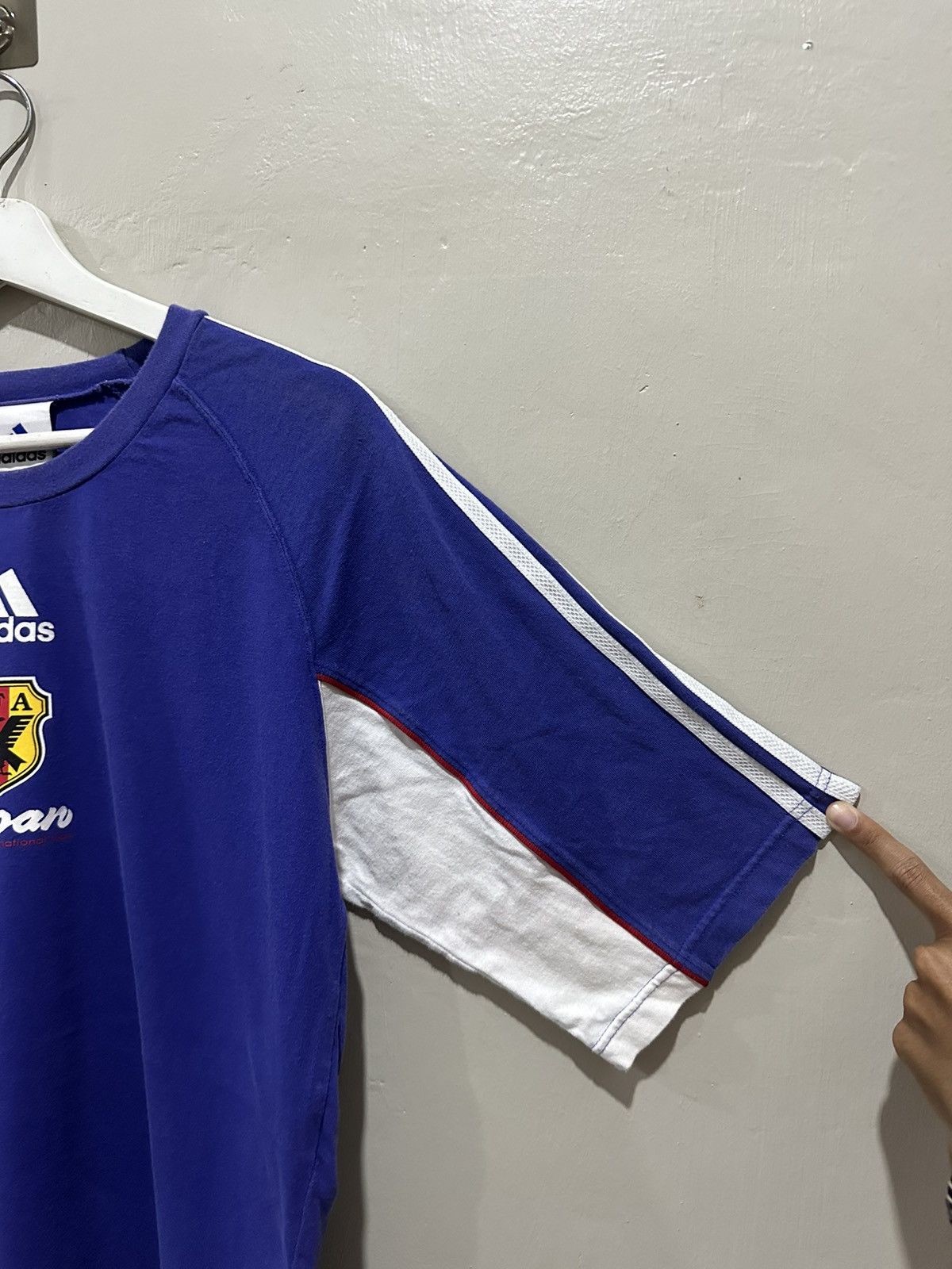 Adidas Adidas X Japan National Team x Tshirt x Vintage Size US M / EU 48-50 / 2 - 3 Thumbnail
