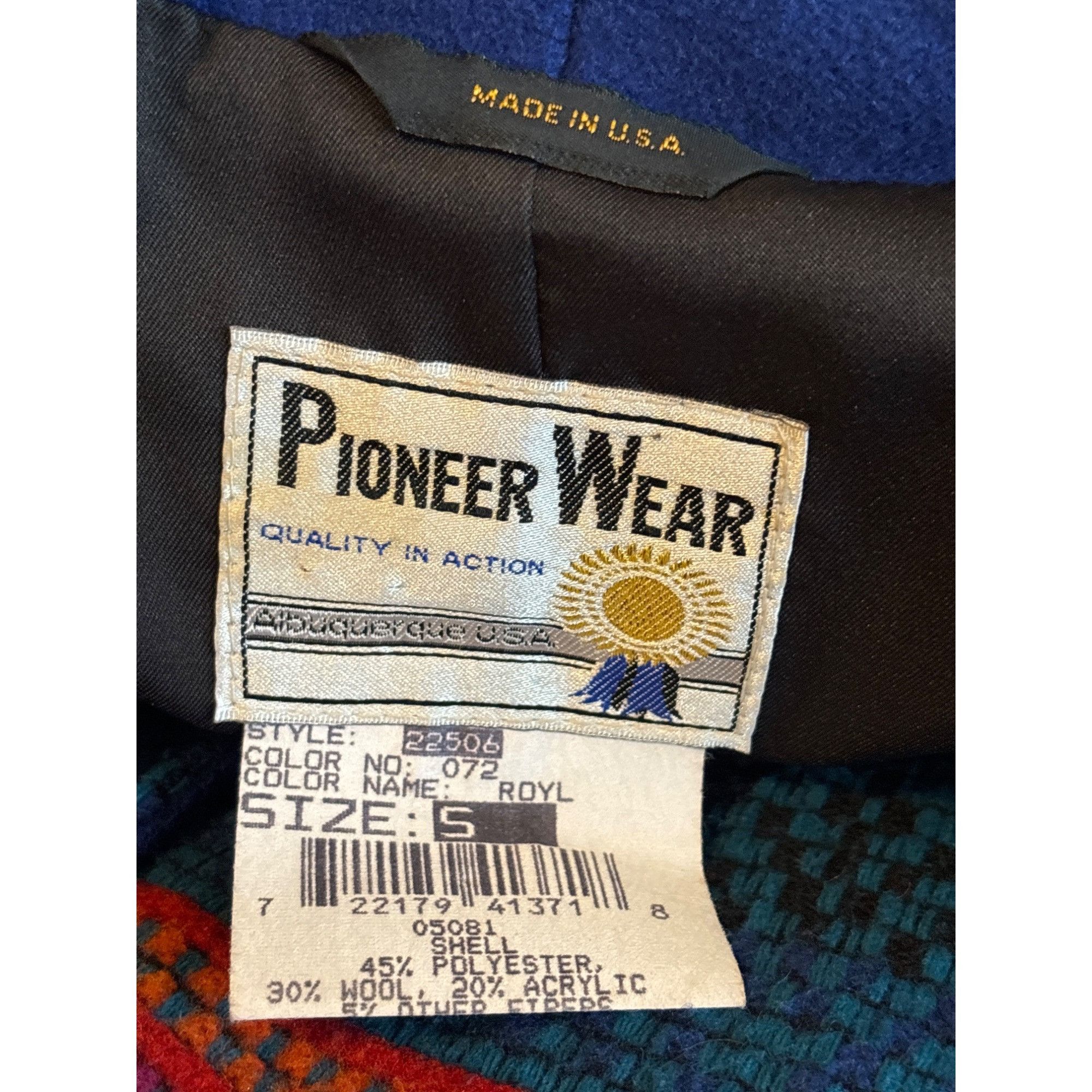 Vintage Vintage Pioneer Wear Coat Jacket Womens Sz Small Aztec Nativ Size S / US 4 / IT 40 - 12 Thumbnail