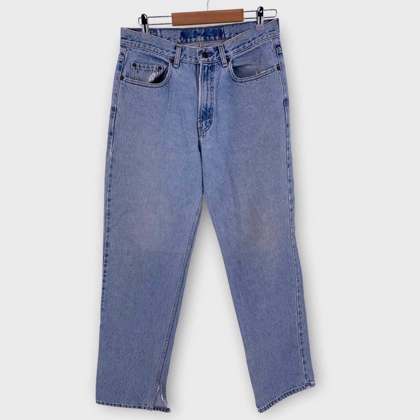 Gap Vintage GAP Blue Jeans 32x32 Light Wash USA Made Grunge Size US 32 / EU 48 - 2 Thumbnail