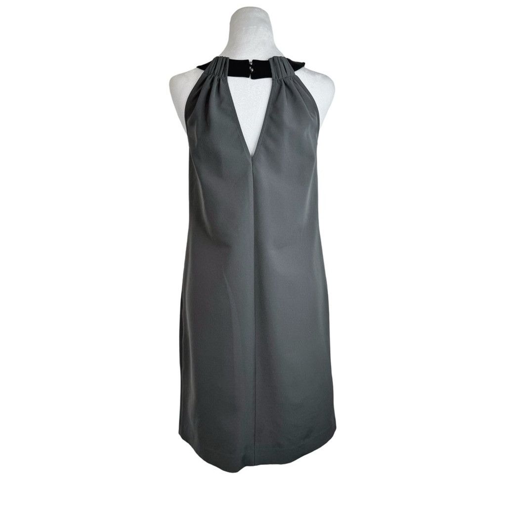 Banana Republic NWOT BANANA REPUBLIC Women's Sleek Grey Halter Mini Dress 2 Size XS / US 0-2 / IT 36-38 - 6 Thumbnail