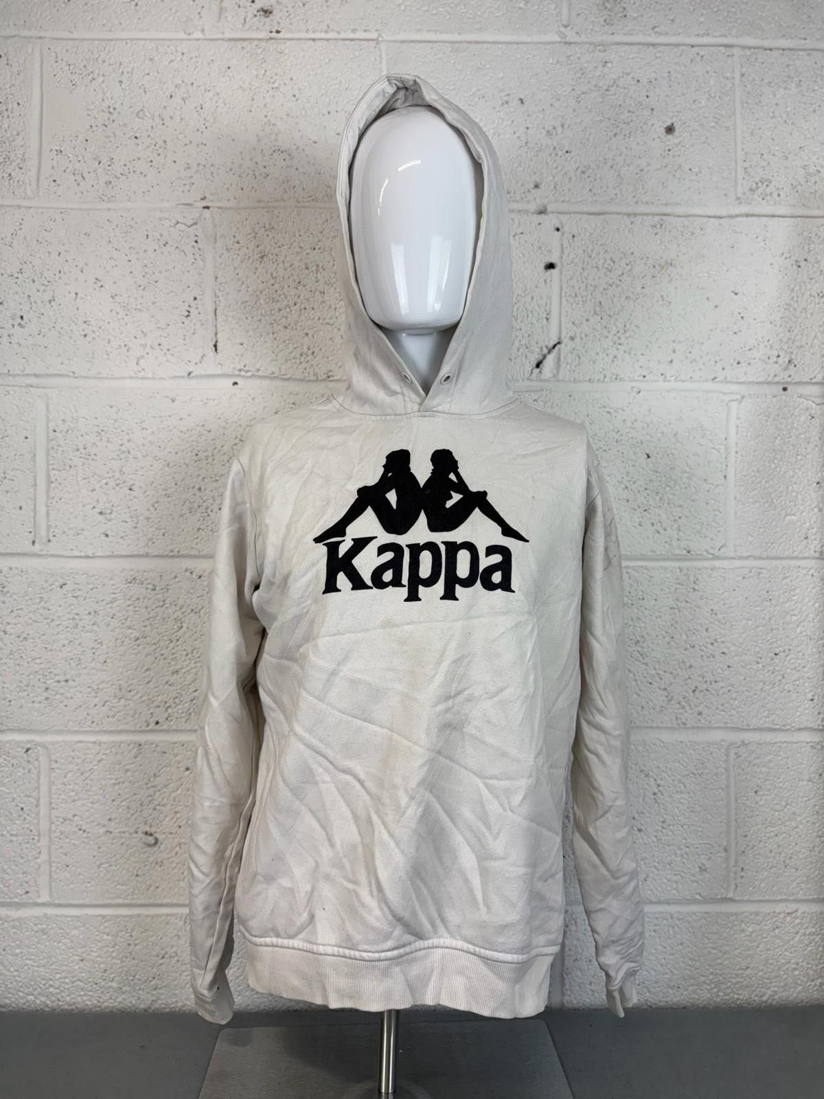 Kappa Kappa White Hoodie with Logo Print Mens Size M Size US M / EU 48-50 / 2 - 1 Thumbnail