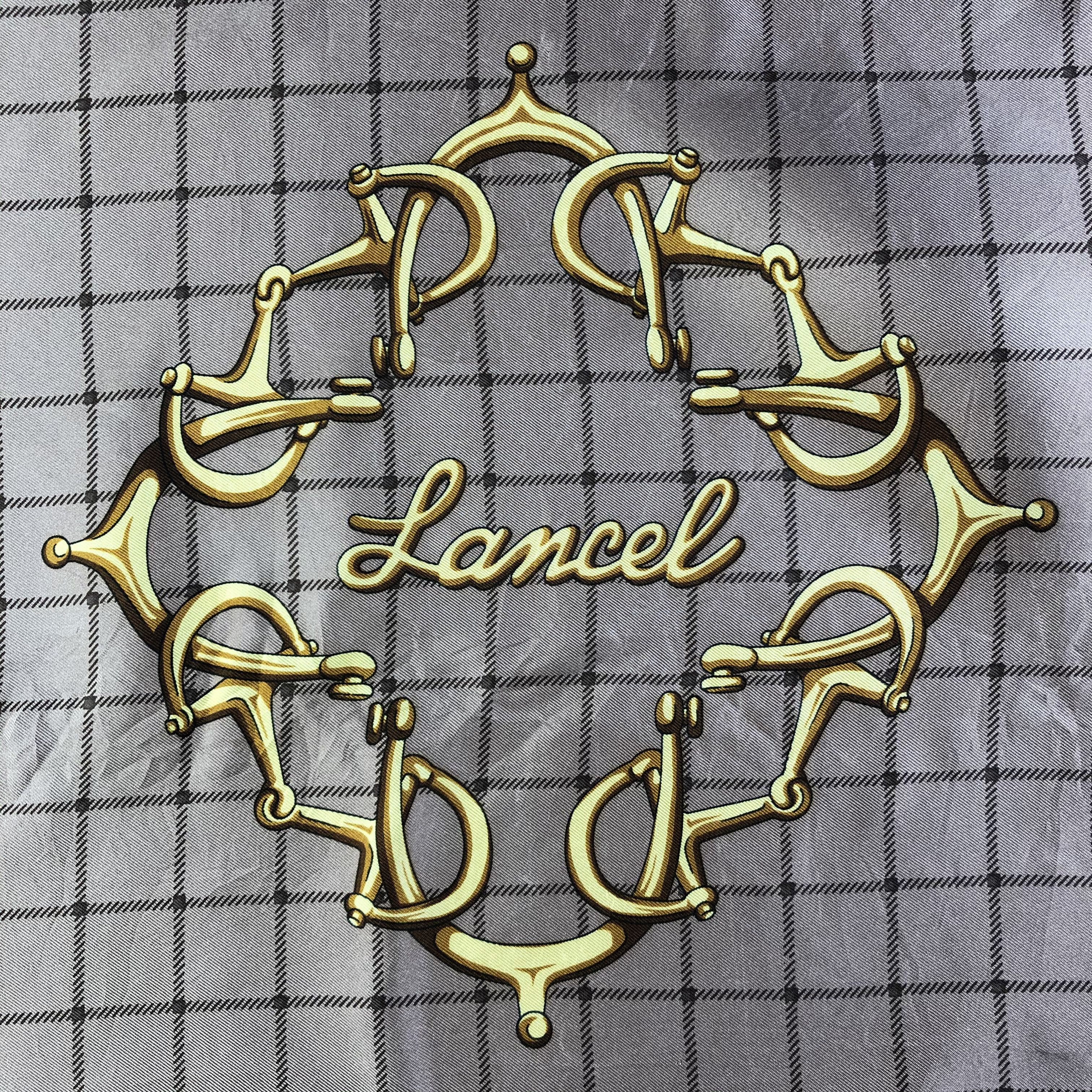 Lancel × Vintage Vintage Lancel Silk Scarf Size ONE SIZE - 5 Thumbnail