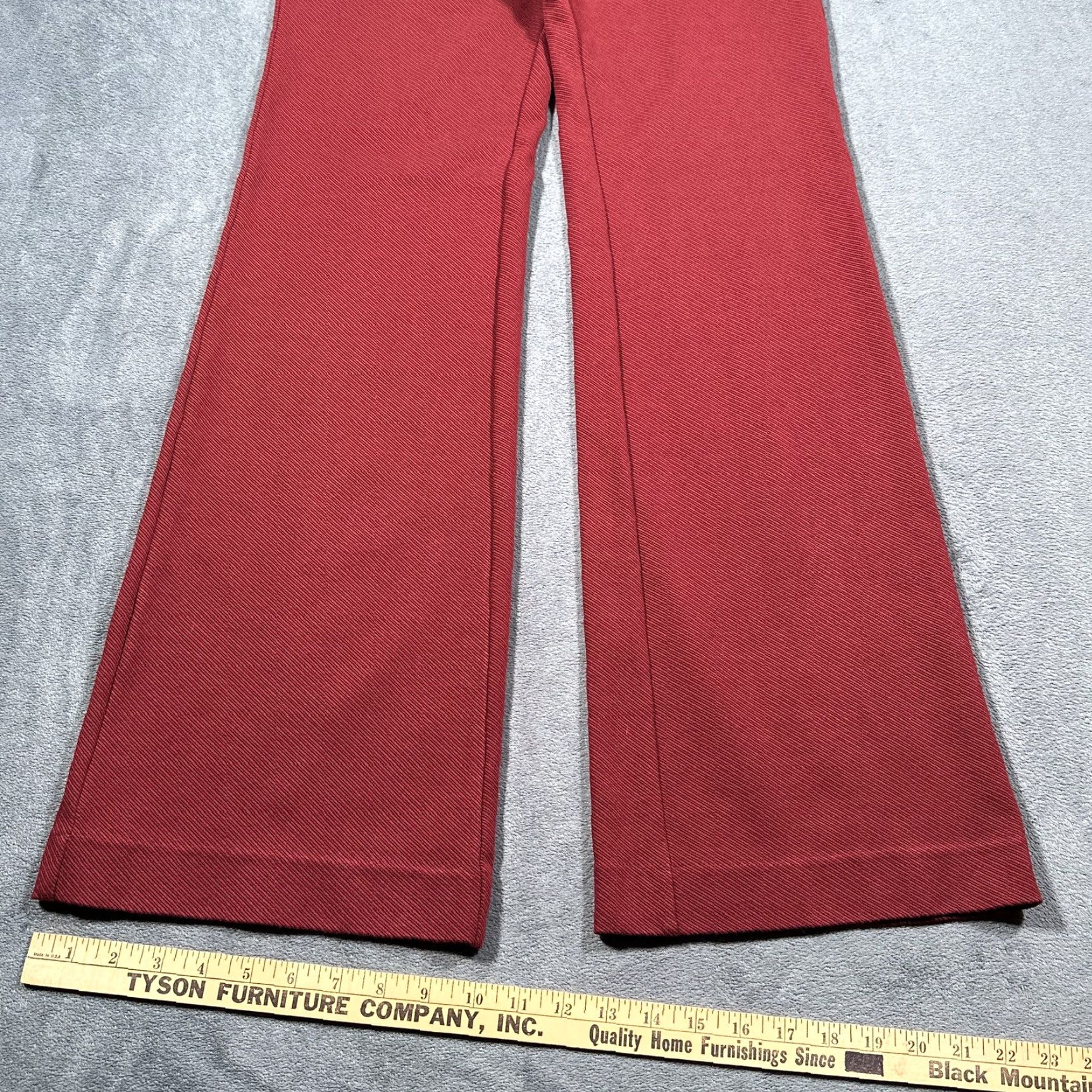 Anthropologie VINTAGE Anthropologie Women's Pants Dress Pants Wide-Leg High Rise Stretch Red Size 2 Casual Workwear Size 26" / US 2 / IT 38 - 4 Thumbnail