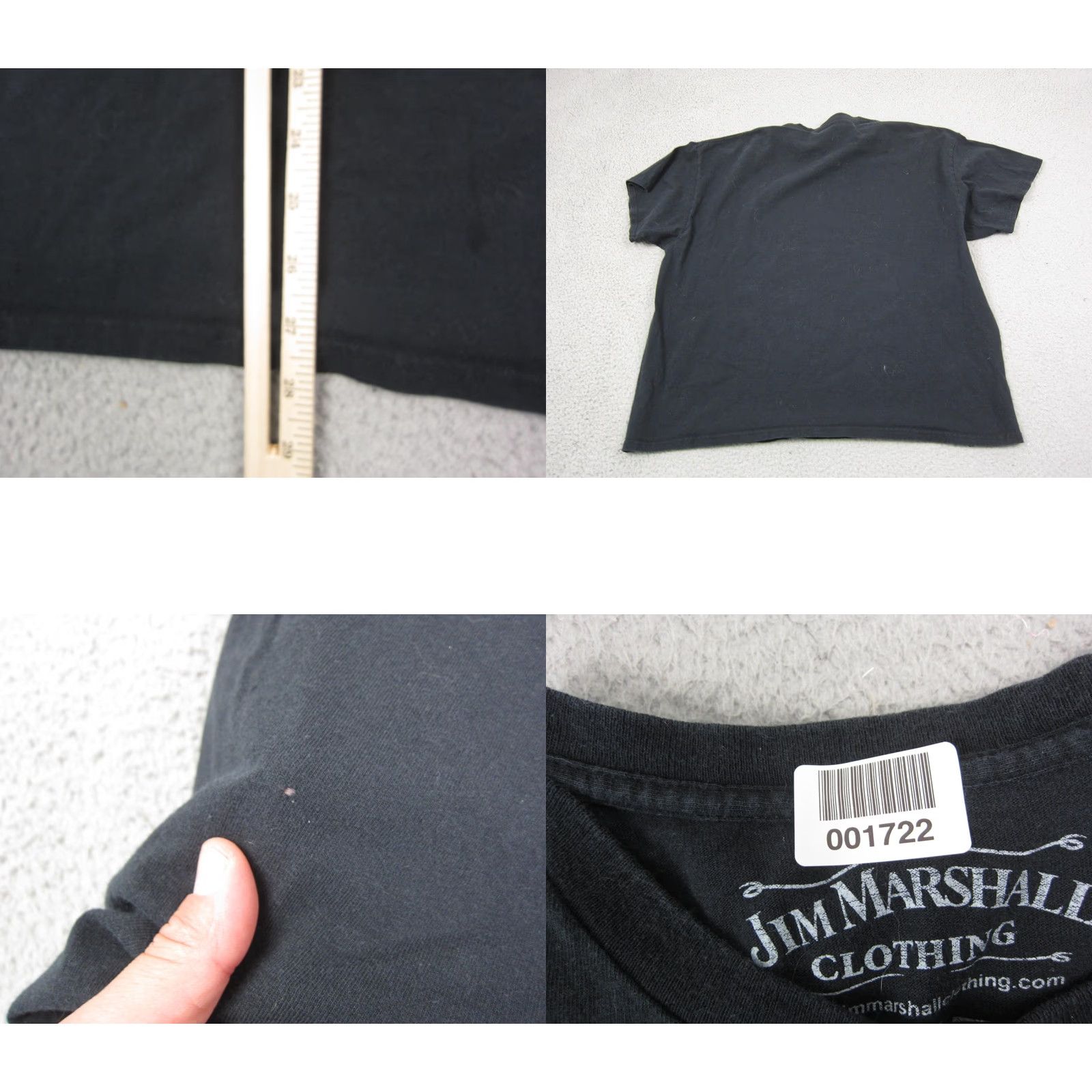 Vintage VINTAGE Jim Marshall Johnny Cash Shirt 2XL Black Mens T-Shirt Short Sleeve Crew Neck Size US XXL / EU 58 / 5 - 8 Thumbnail