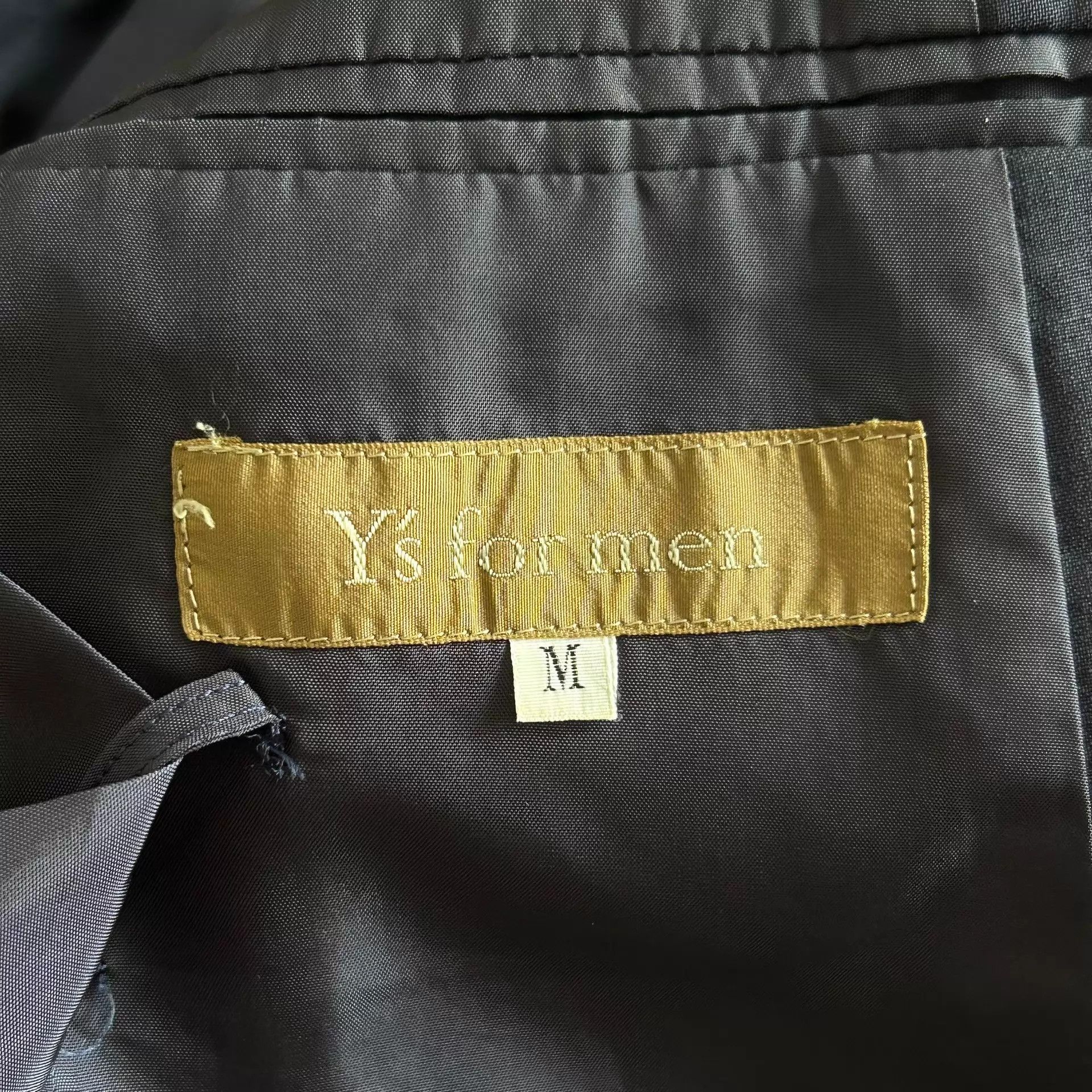Yohji Yamamoto Yohji Yamamoto 90s Y's Men DB Wool Belt Blazer M Size US M / EU 48-50 / 2 - 5 Thumbnail