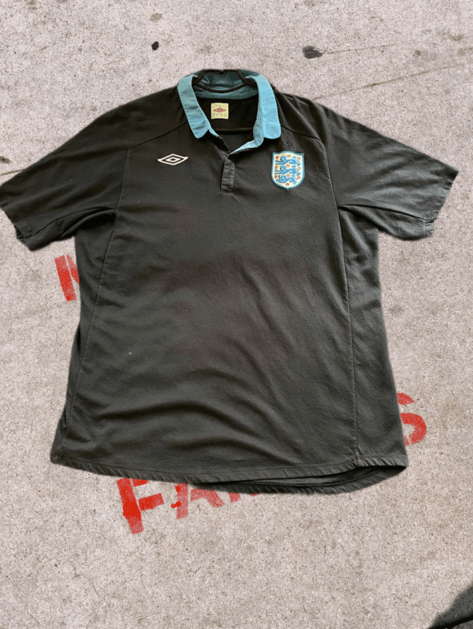 Umbro × Vintage Vintage 90s Umbro England Soccer team Polo tee Football Size US M / EU 48-50 / 2 - 1 Thumbnail