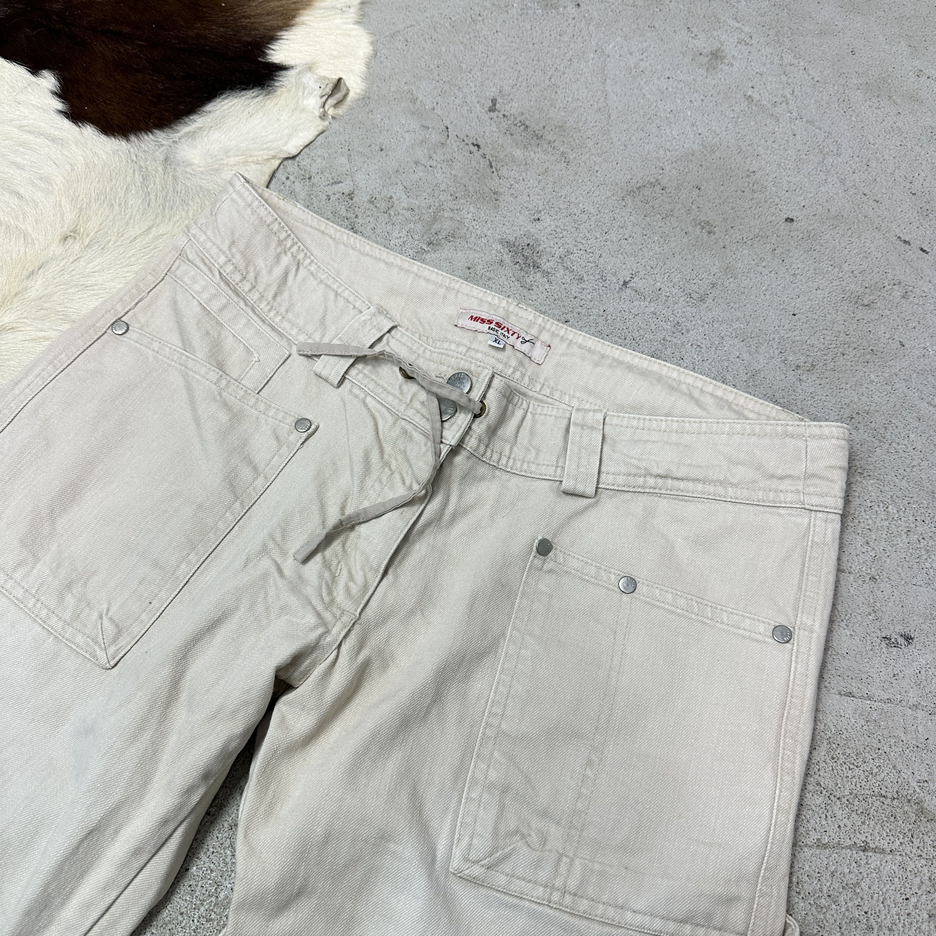 Miss Sixty Vintage Avant Garde Capri Miss Sixty Belted Pants 00s Size 30" / US 8 / IT 44 - 3 Thumbnail