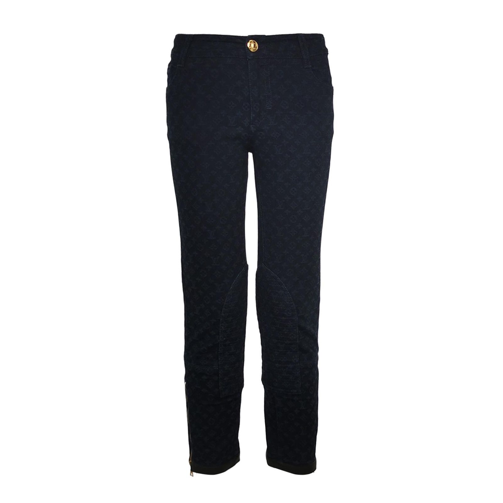 Louis Vuitton Louis Vuitton Monogram Denim Pants Size 36 Size 26" / US 2 / IT 38 - 1 Thumbnail