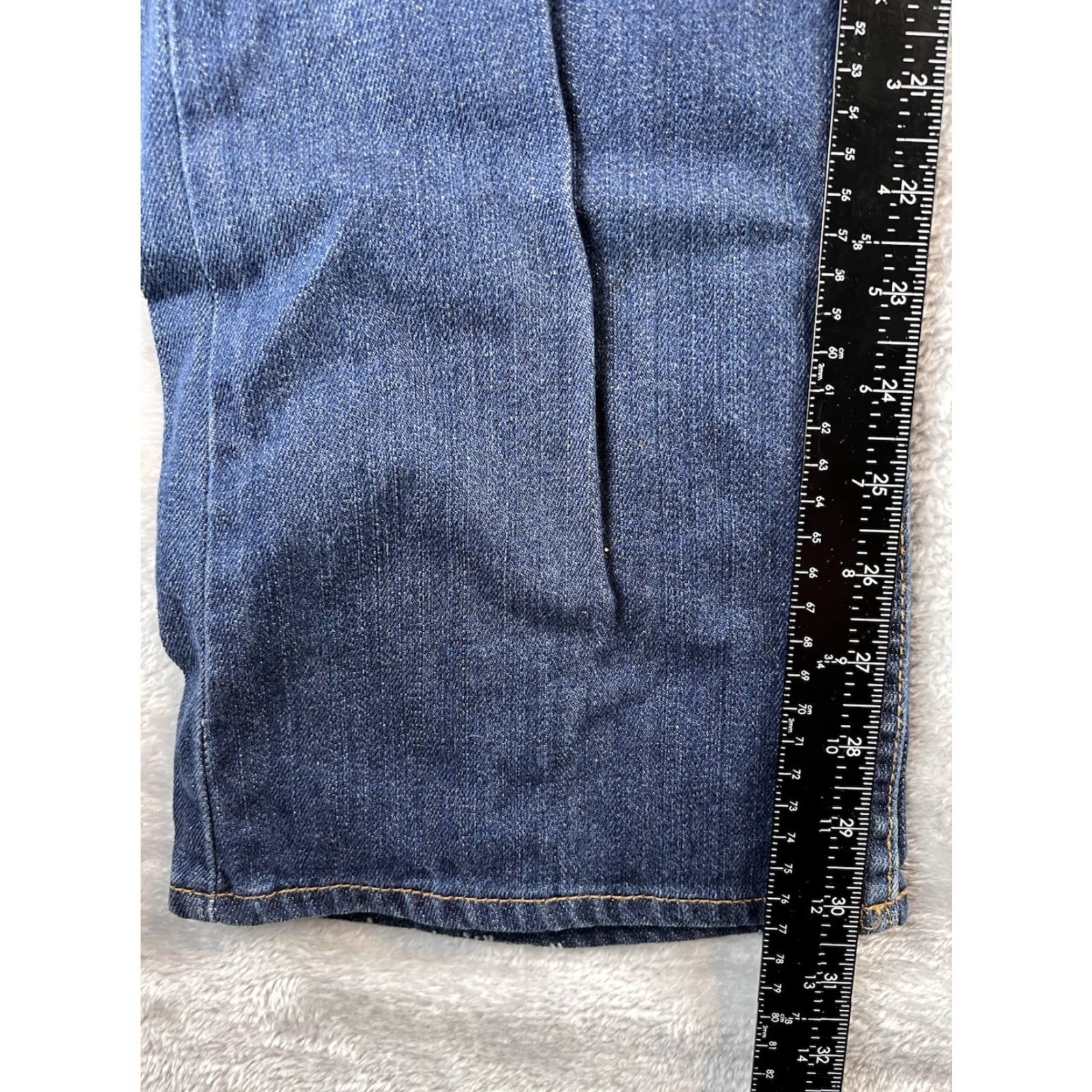 Denime Bullhead Jeans Mens Slim Boot Cut Denim 29x30 Blue 5-Pocket Logo Zipper Button Cowboy Pants Size US 29 - 4 Thumbnail