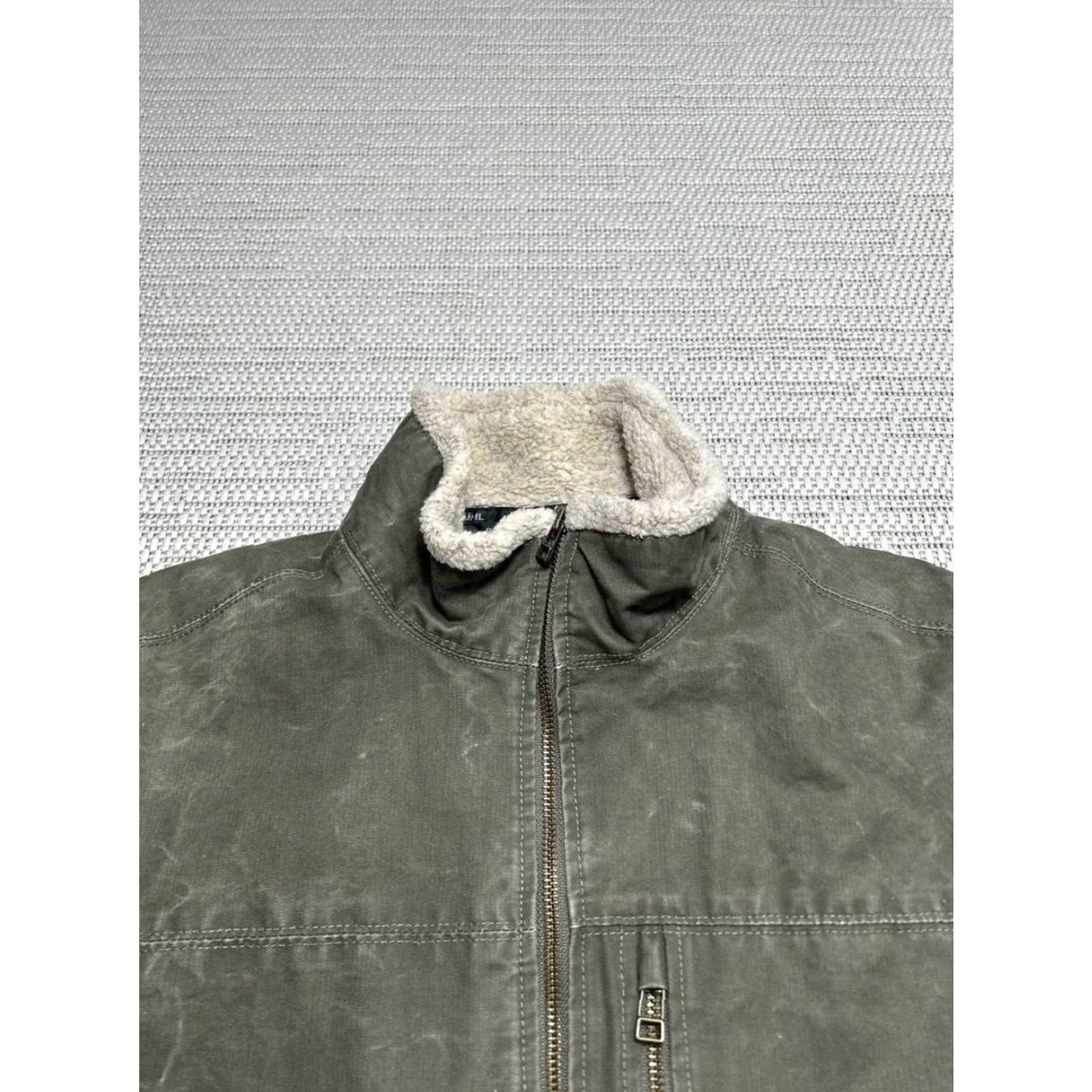 Vintage Kuhl Jacket Mens Medium Green Cotton Insulated Full Zip Size US M / EU 48-50 / 2 - 2 Thumbnail