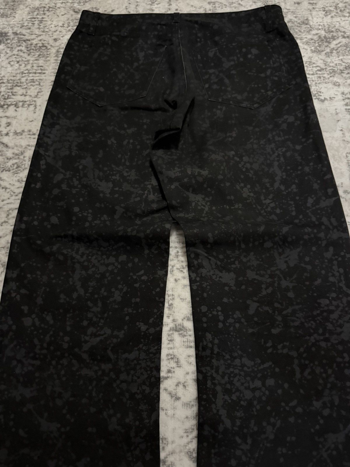 If Six Was Nine 5351 Pour les Homme Artisanal Studs Blackout Splatter Pants Size US 30 / EU 46 - 13 Thumbnail