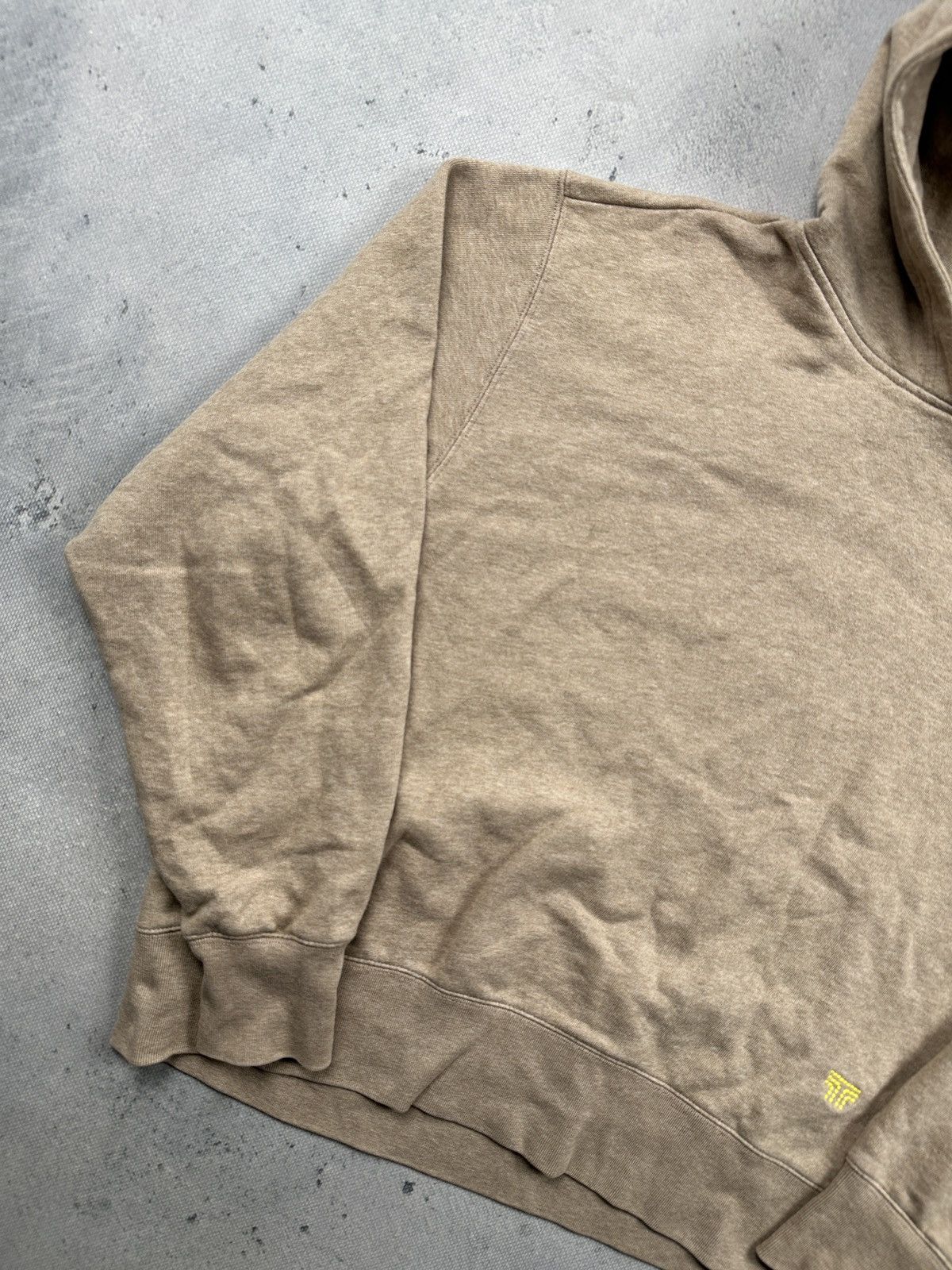 Tory Burch Tory Burch Sport Minimalist Beige Cropped Hoodie Athleisure Size S / US 4 / IT 40 - 3 Thumbnail