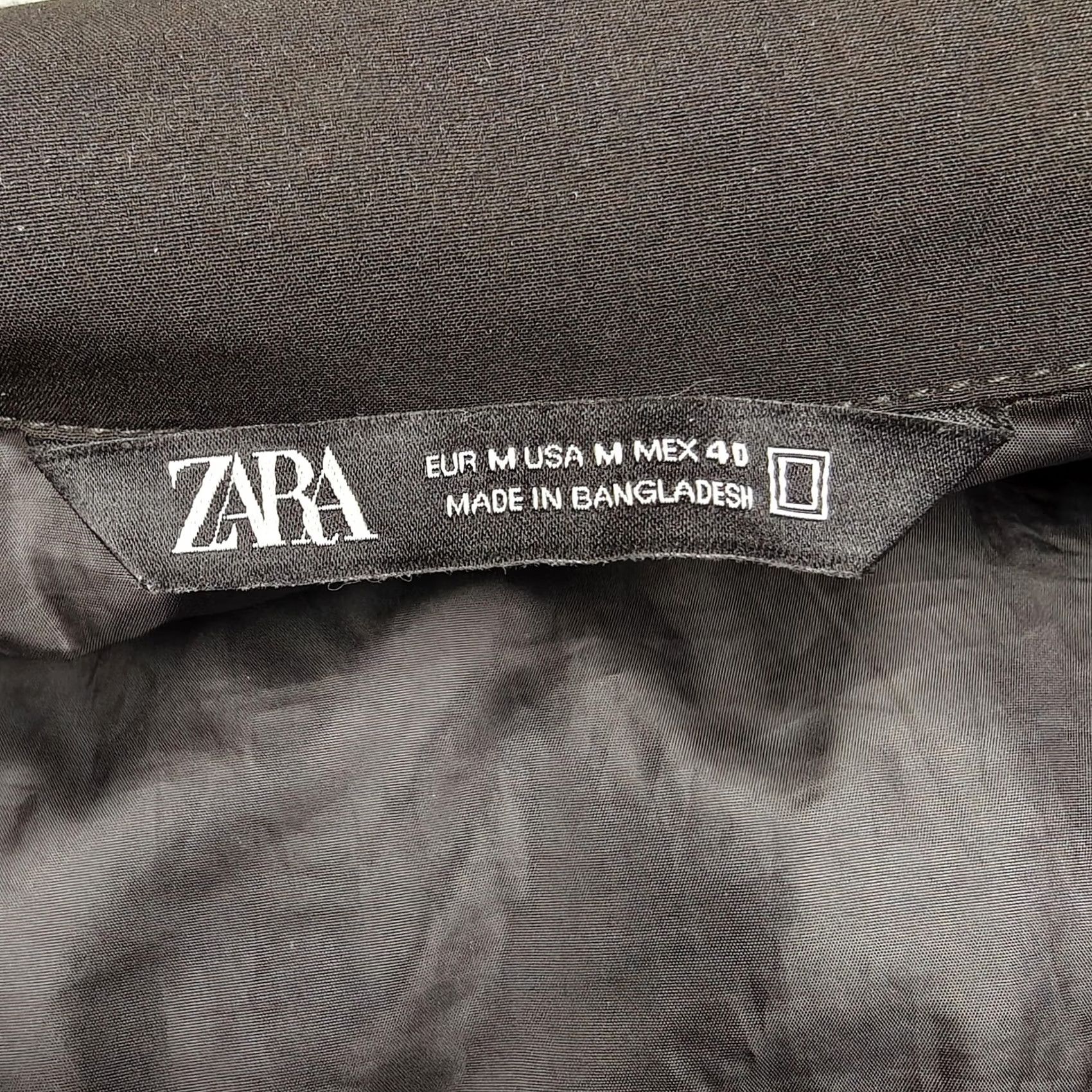 Zara Zara Jacket Mens Medium Black Puffer Full Zip Stretch Lined Pockets Soft Shell - Pre-owned - Excellent Size US M / EU 48-50 / 2 - 4 Thumbnail