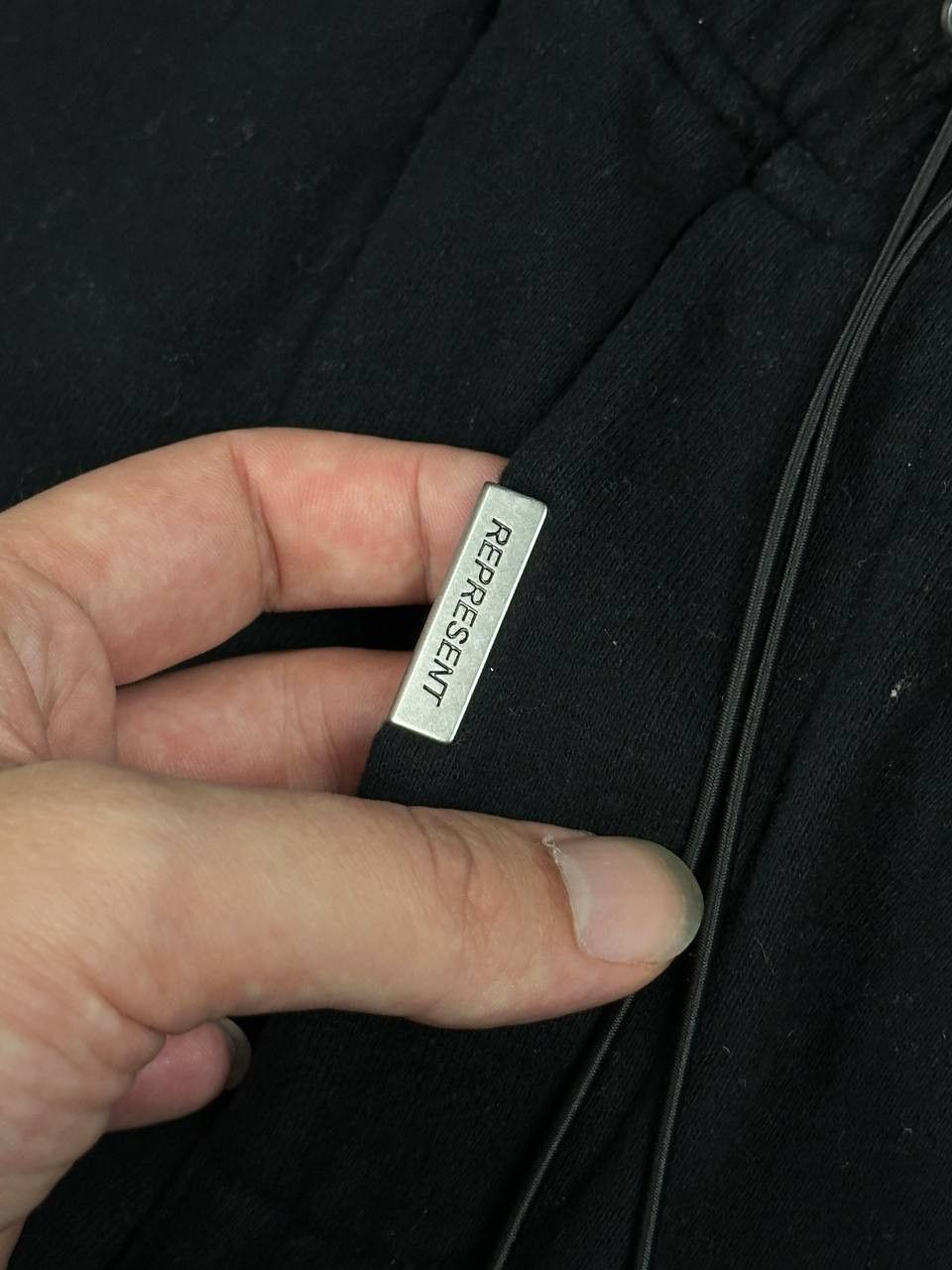 Represent Clo. Mens Represent Blanks Black Sweatpants Joggers y2k Size US 32 / EU 48 - 4 Thumbnail