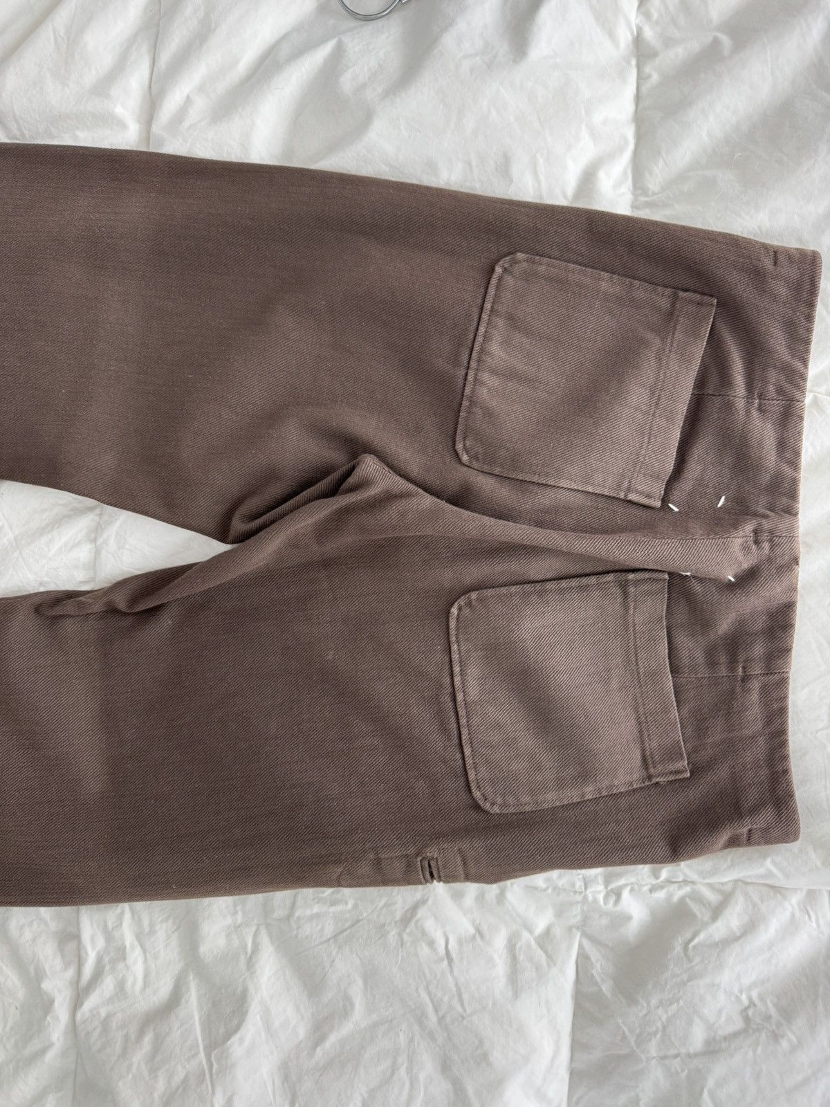 Maison Margiela Maison Margiela Brown Cotton Pants Size US 30 / EU 46 - 6 Thumbnail