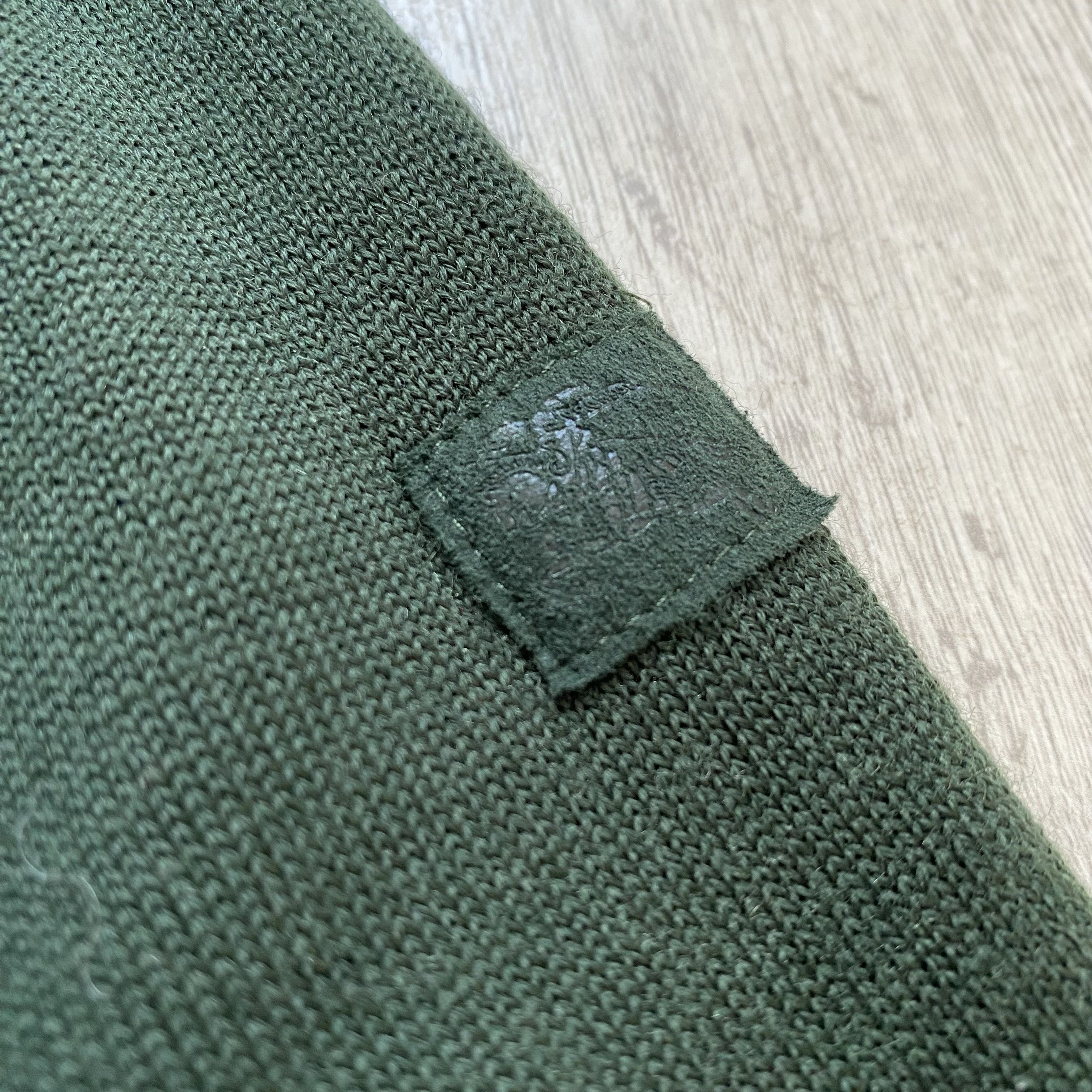 Burberry 🔥 Vintage 80s Burberry V-neck Wool Sweater Basic Mini Logo Size US L / EU 52-54 / 3 - 3 Thumbnail