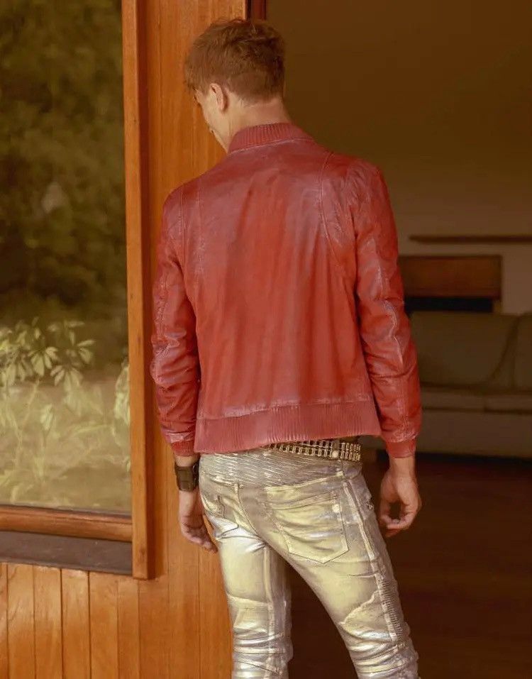 Balmain DECARNIN Balmain SS11 LEATHER AND CANVAS Teddy Jacket RARE Size US M / EU 48-50 / 2 - 13 Thumbnail