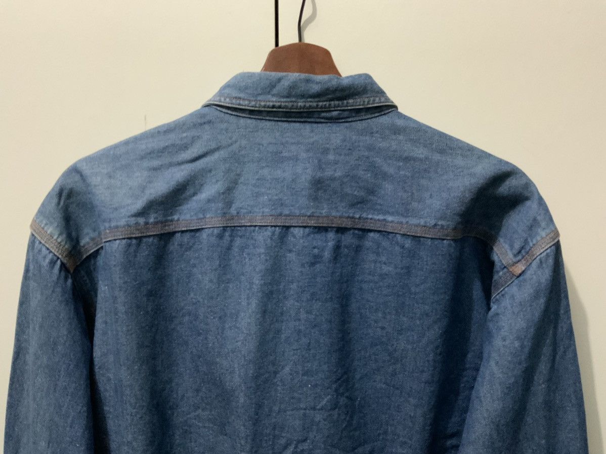 Japanese Brand Vintage Lucky Strike Fade Button Up Shirt Size US L / EU 52-54 / 3 - 9 Thumbnail