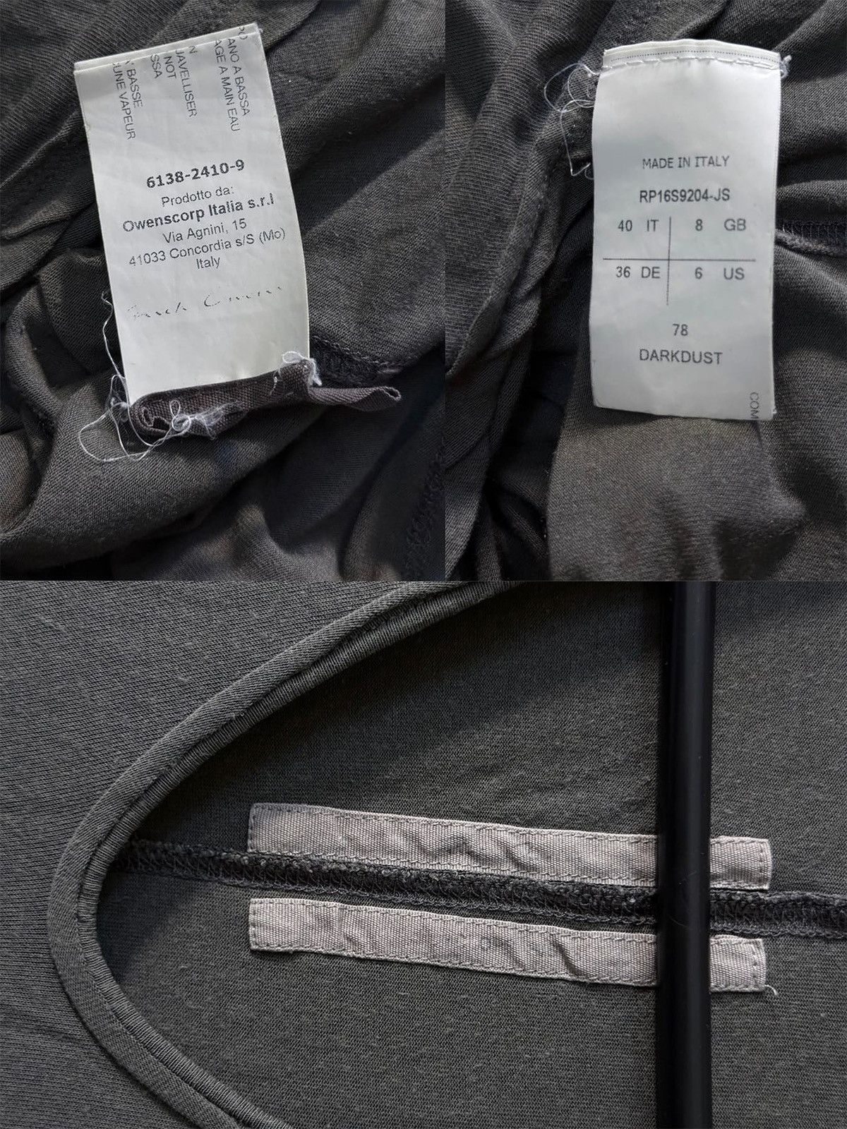 Rick Owens RICK OWENS Tank Top Size US M / EU 48-50 / 2 - 4 Thumbnail