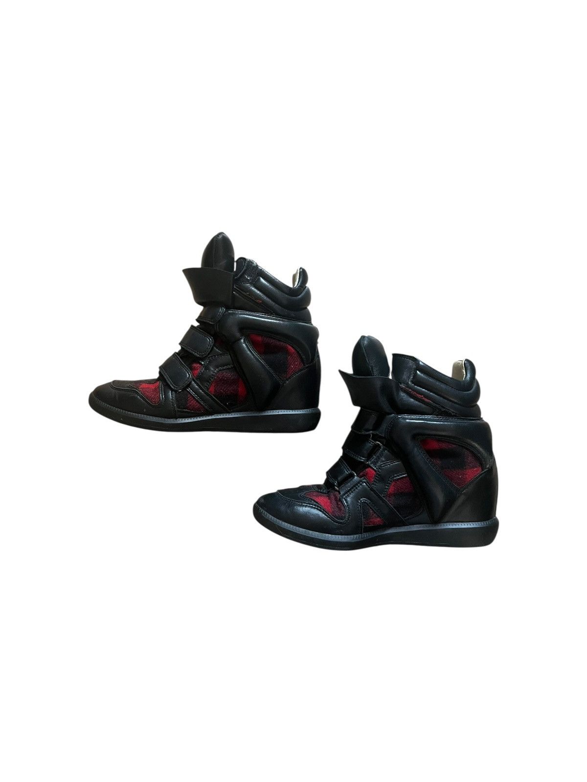 Isabel Marant Isabel Marant bekett black red very rare leather archive Size US 6 / IT 36 - 2 Thumbnail