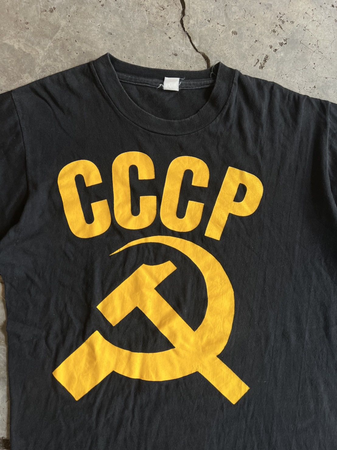 Vintage Vintage CCCP Shirt Distressed Grunge Size US S / EU 44-46 / 1 - 2 Thumbnail