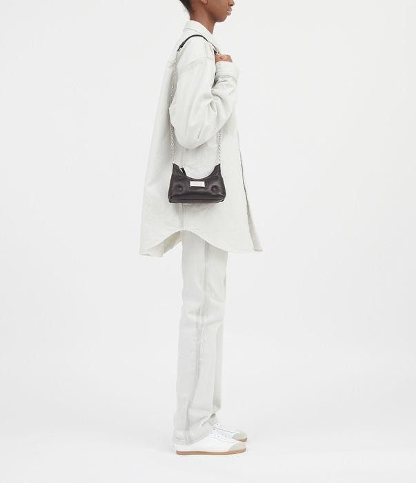 Maison Margiela o1bcso1str0526 Size: OS / Glam Slam Hobo Micro Bag in Black Size ONE SIZE - 4 Thumbnail