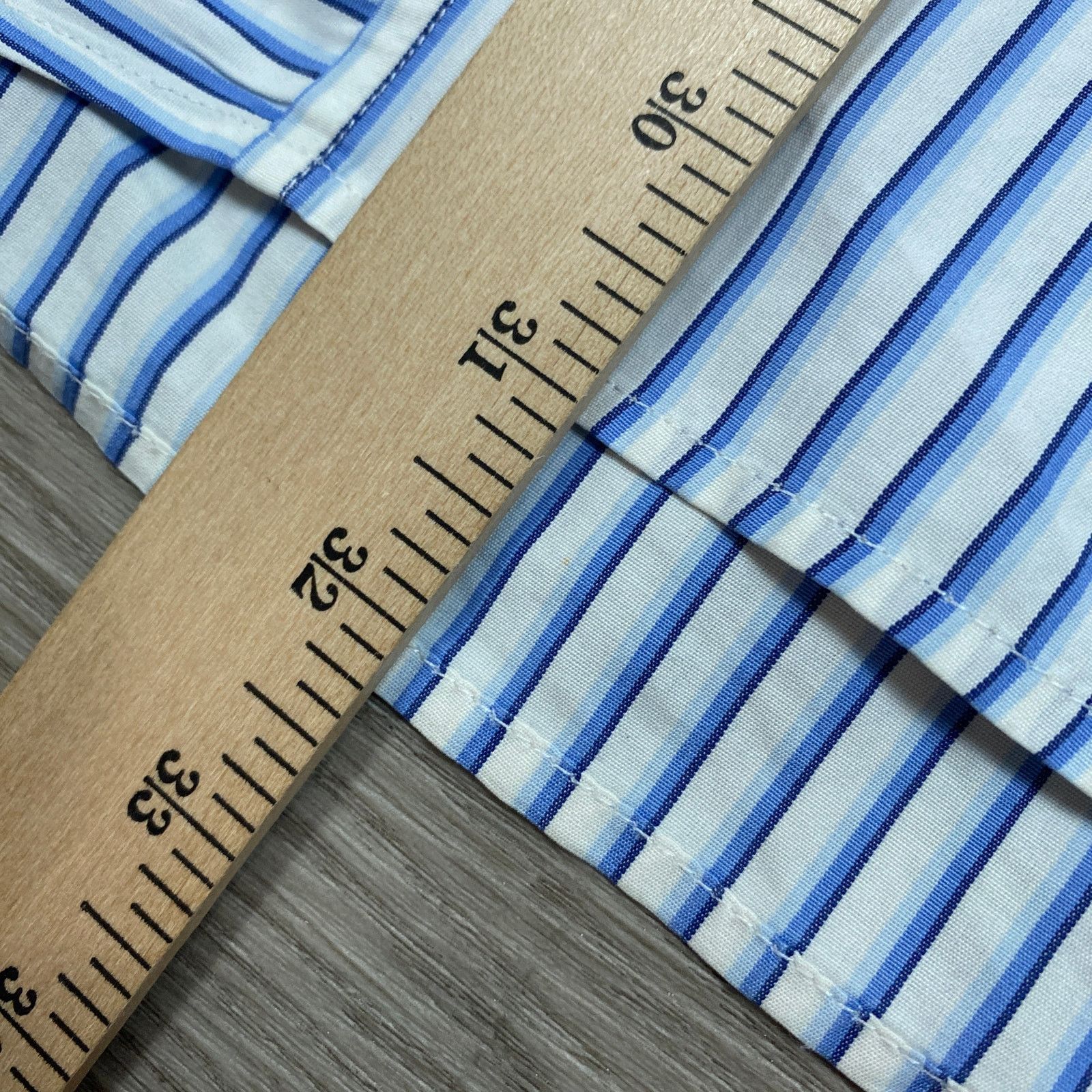 Burberry Burberry London Striped Long Sleeve Button Up Shirt Men's 43 Size US XXL / EU 58 / 5 - 6 Thumbnail