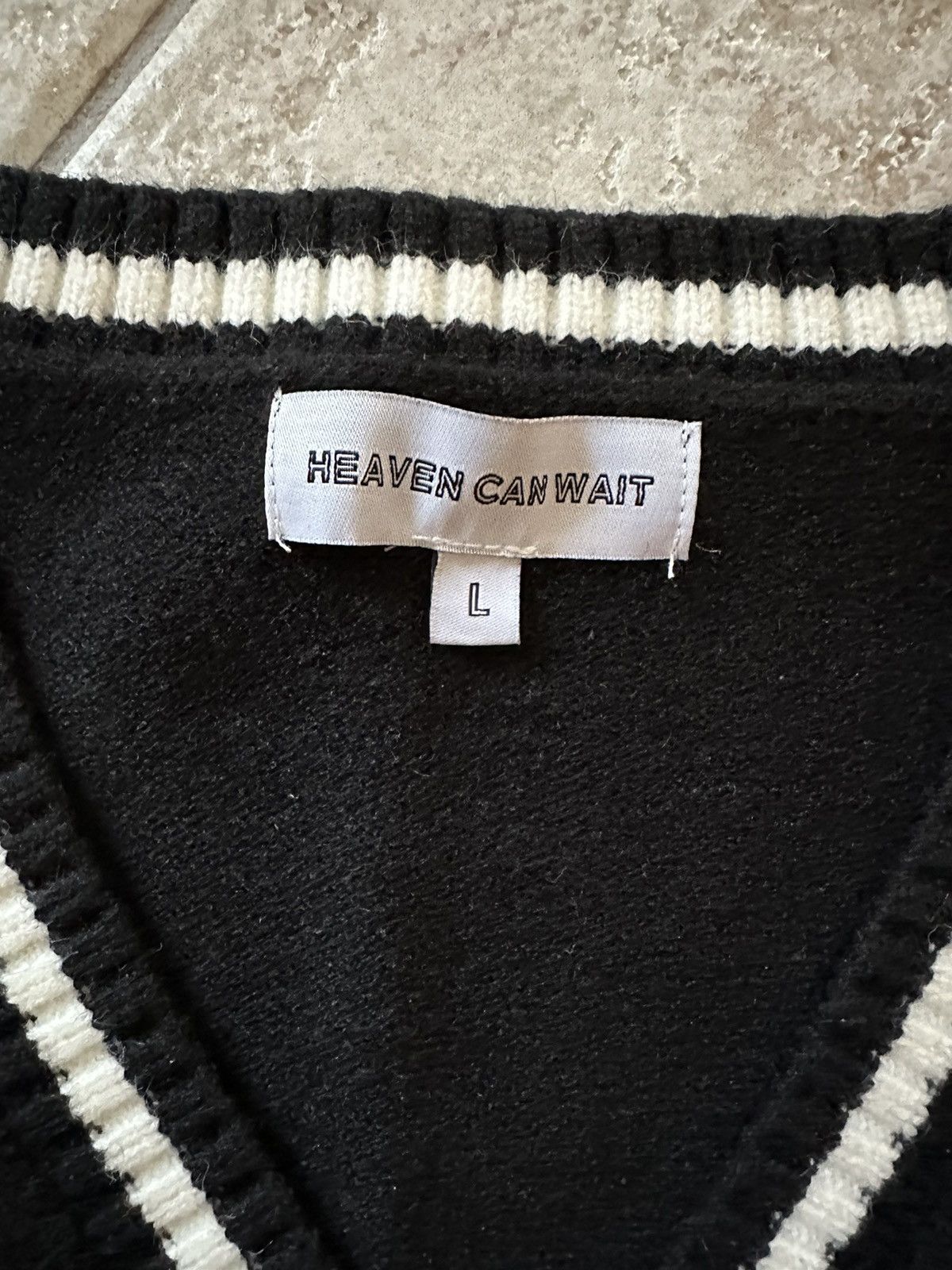 Vintage Heaven can wait skeleton sweater Size US L / EU 52-54 / 3 - 3 Thumbnail