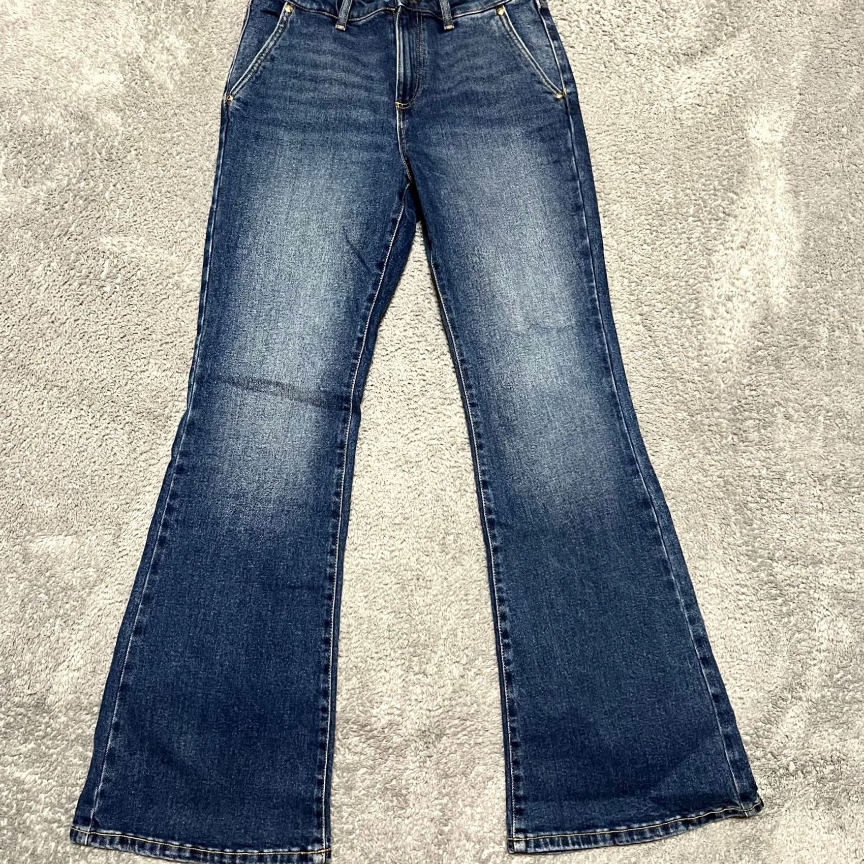 Michael Kors Michael Kors Jeans Womens 6 Bootcut High Rise Blue Denim Pants 29x31.5 XX? Size 28" / US 6 / IT 42 - 2 Thumbnail