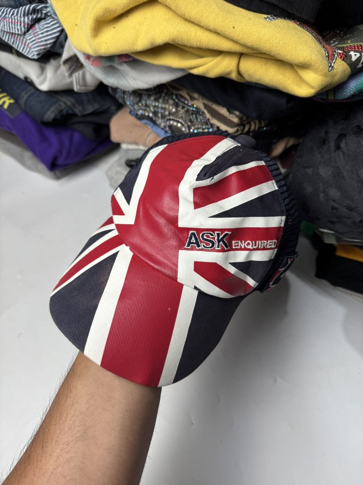 Hysteric Glamour England Flag Ask Enquired Trucker hats japanese Size ONE SIZE - 1 Thumbnail