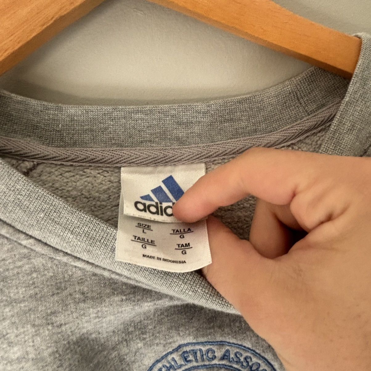Adidas Boston Athletic Association Boston Marathon Crewneck Size US L / EU 52-54 / 3 - 3 Thumbnail