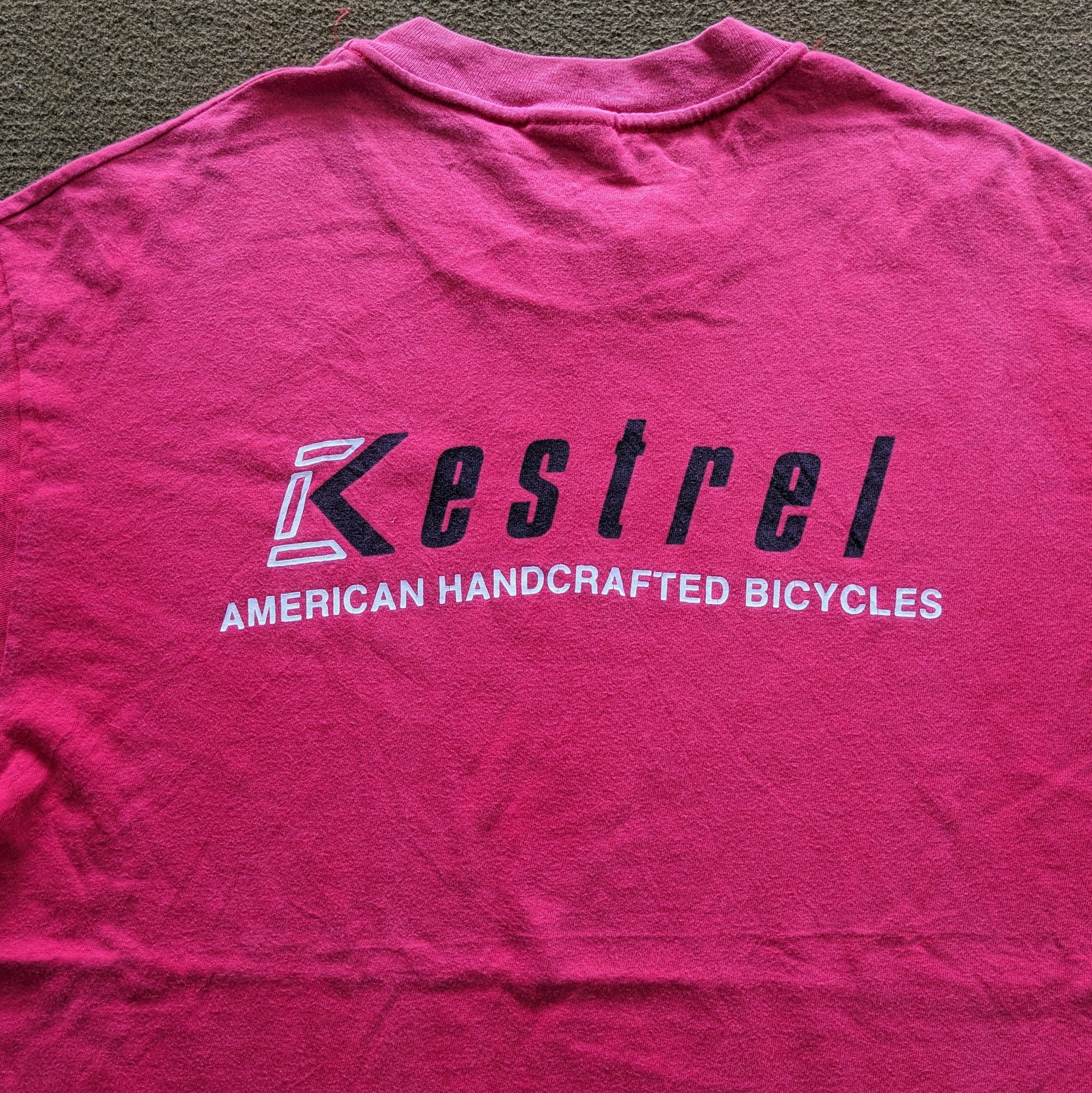 Vintage Vintage Kestrel American Handcrafted Bicycle T-shirt Size US L / EU 52-54 / 3 - 2 Thumbnail