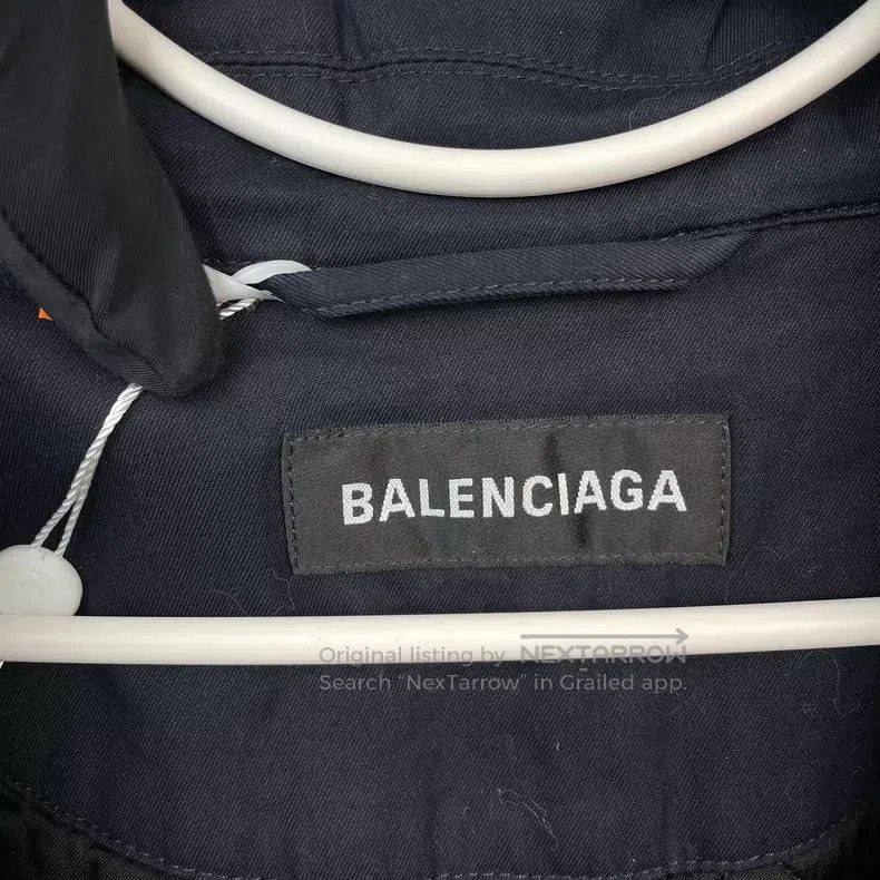 Balenciaga Balenciaga Red and blue check print single-breasted mid-le Size US S / EU 44-46 / 1 - 4 Thumbnail