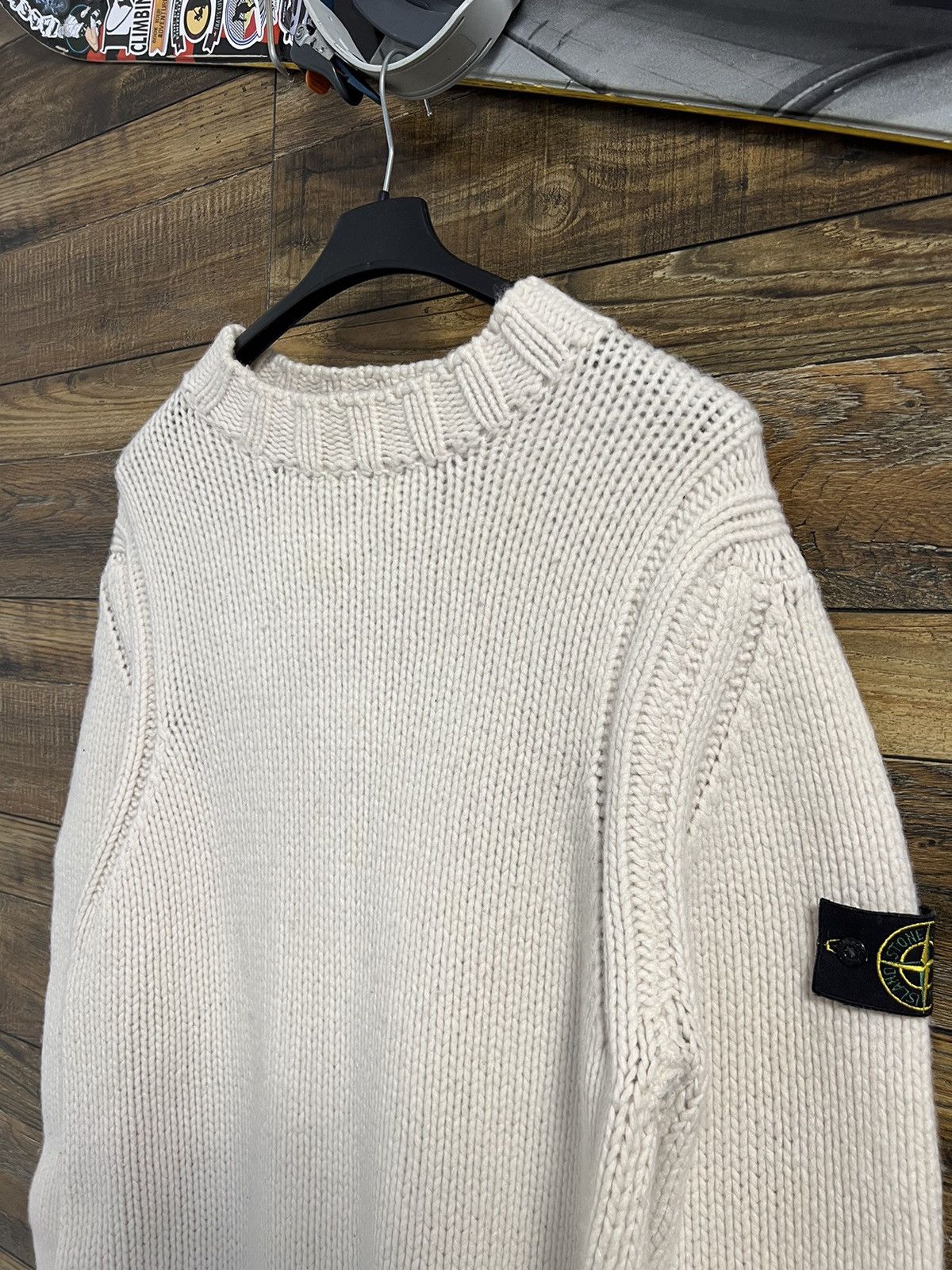 Stone Island STONE ISLAND Vintage Wool Knit Sweater Crew Neck Size US XL / EU 56 / 4 - 6 Thumbnail