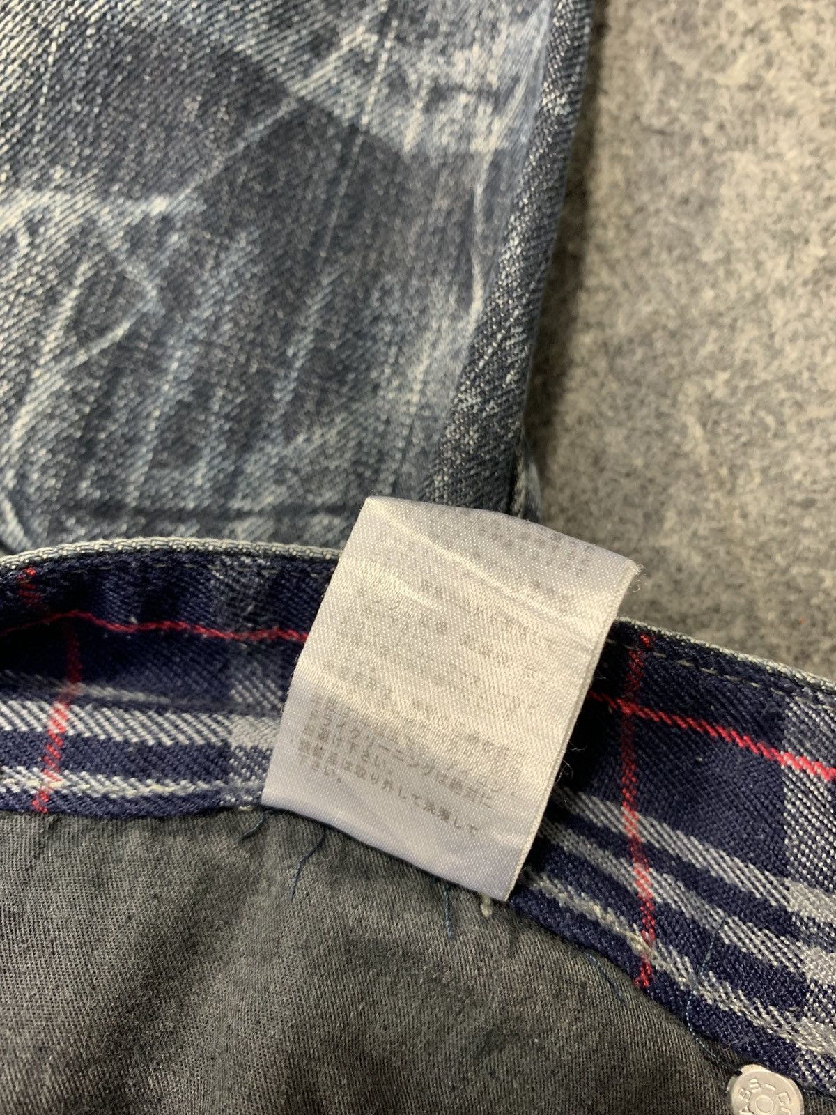 Japanese Brand Jack Serika Whisker Indigo Denim Straight Leg Zipper Pocket Size US 35 - 8 Thumbnail