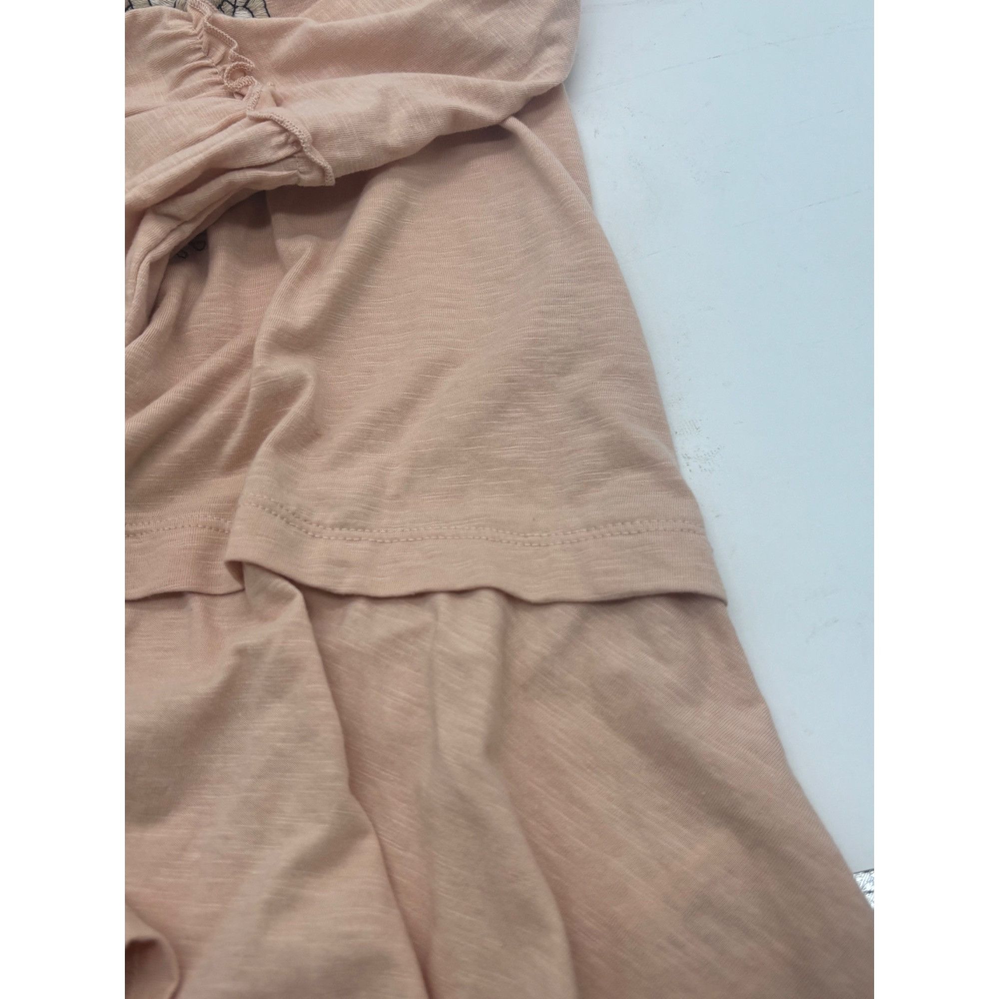 Style & Co Style & Co Womens Embroidered Bell Sleeve Top, Blush, Sz. M Size M / US 6-8 / IT 42-44 - 7 Thumbnail