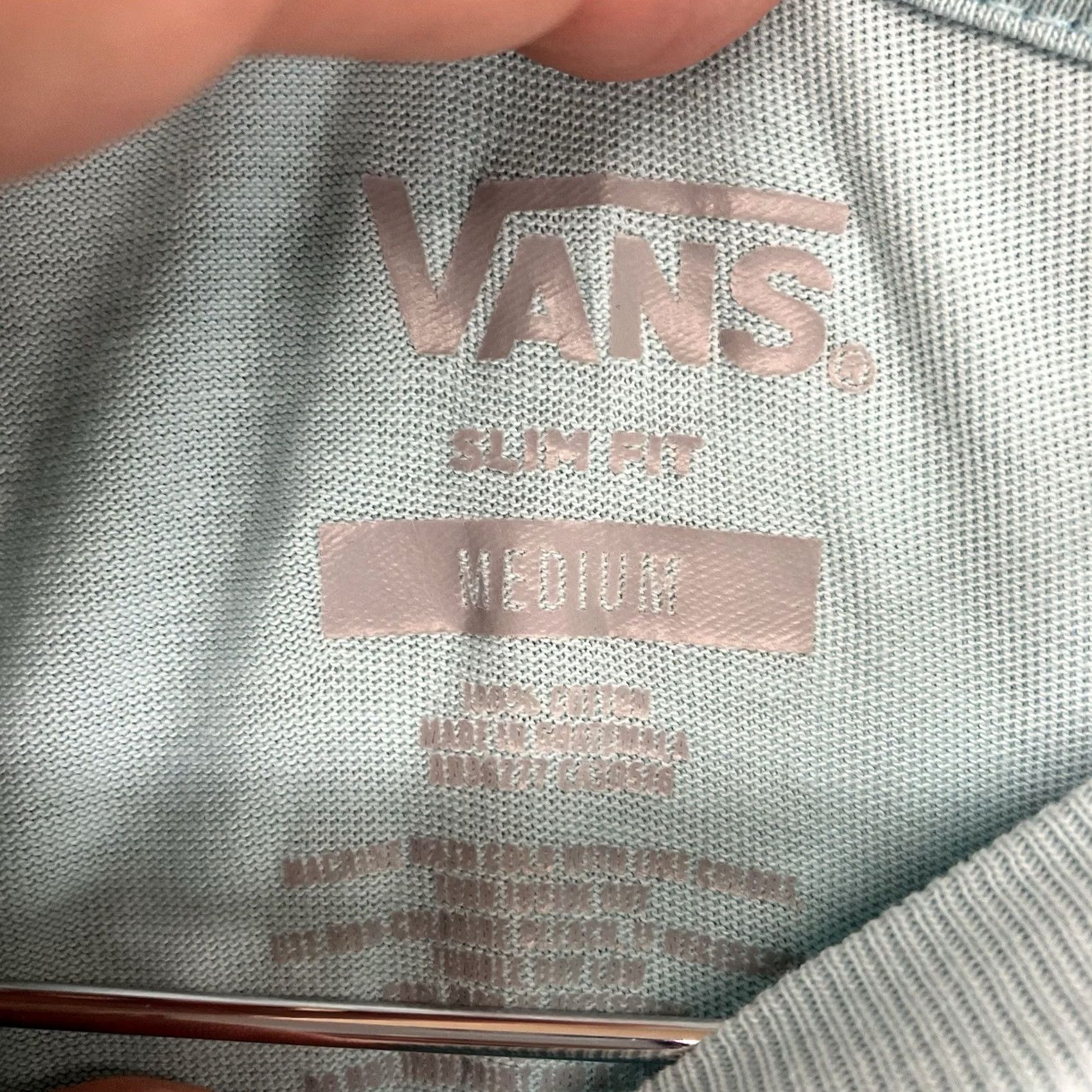Vans Vans Off The Wall T Shirt Mens Slim Blue Butterfly Graphic Print Crew Neck Short Sleeve 2020-2029 Cotton Jersey Lightweight Breathable Size US M / EU 48-50 / 2 - 5 Thumbnail