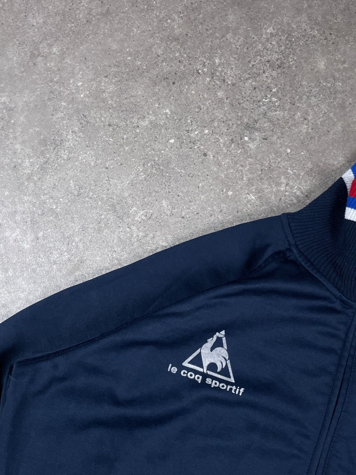Le Coq Sportif Rare❗️ Vintage 80-90s Le Coq Sportfit Baggy Sweatshirt zip Size US L / EU 52-54 / 3 - 3 Thumbnail
